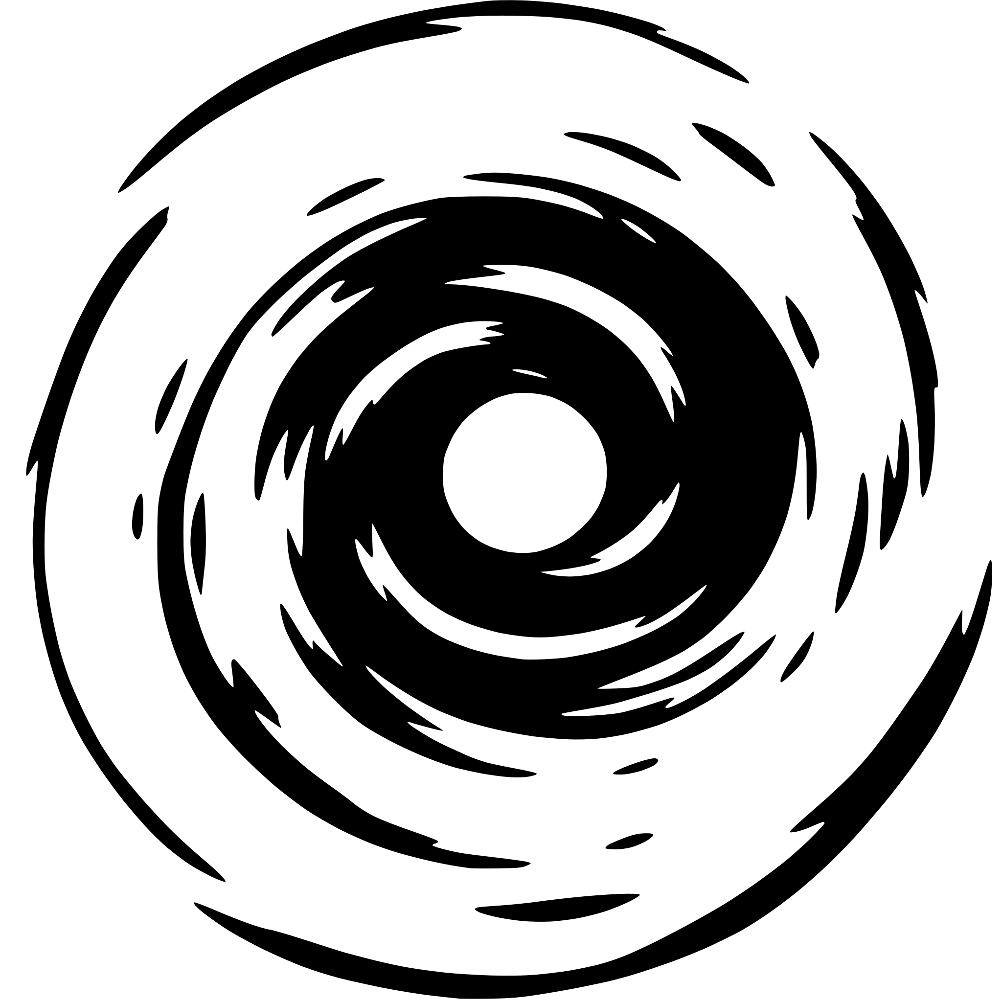 AI-generated SVG of a Black hole spiral