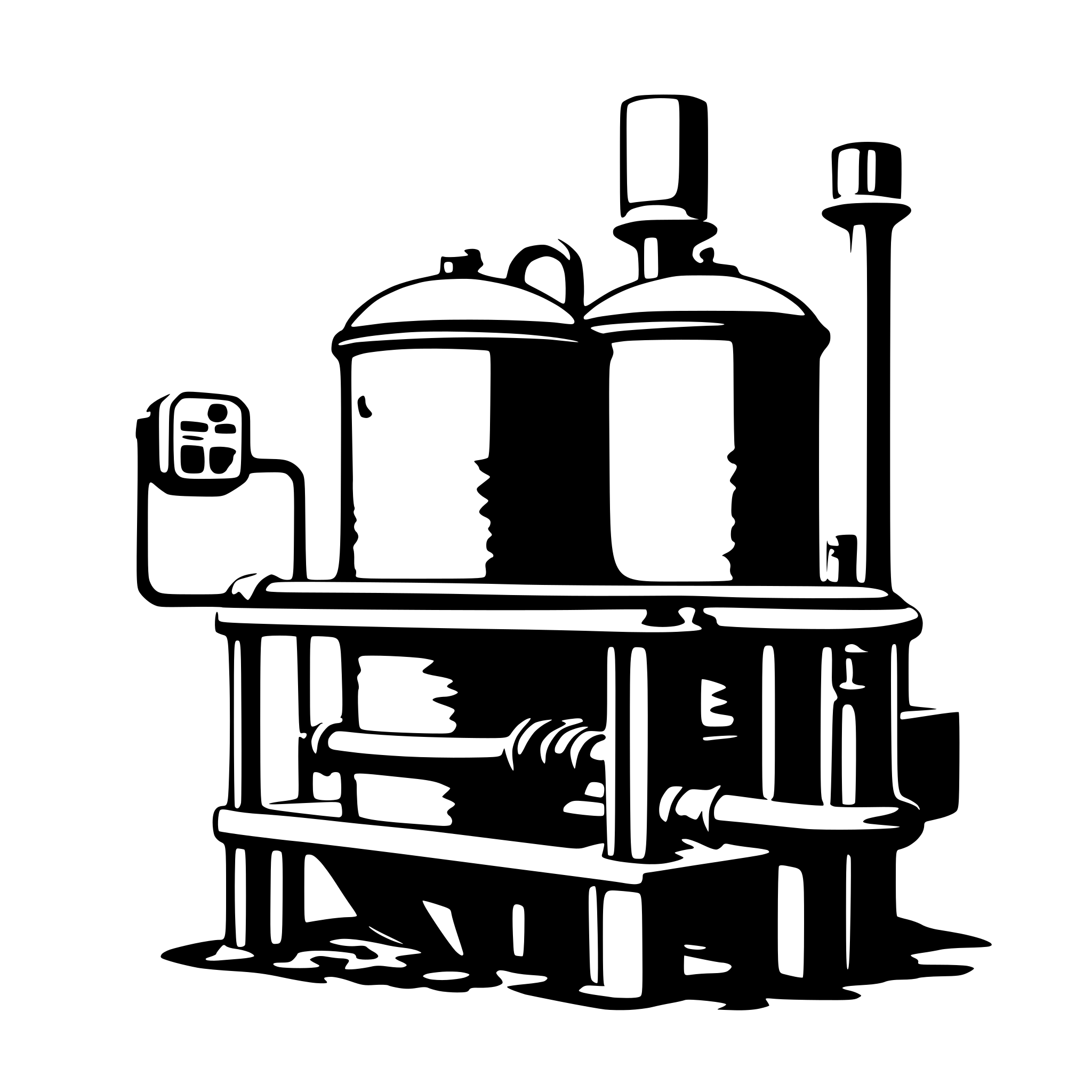 AI-generated SVG of 'sewage water treatment equipment'