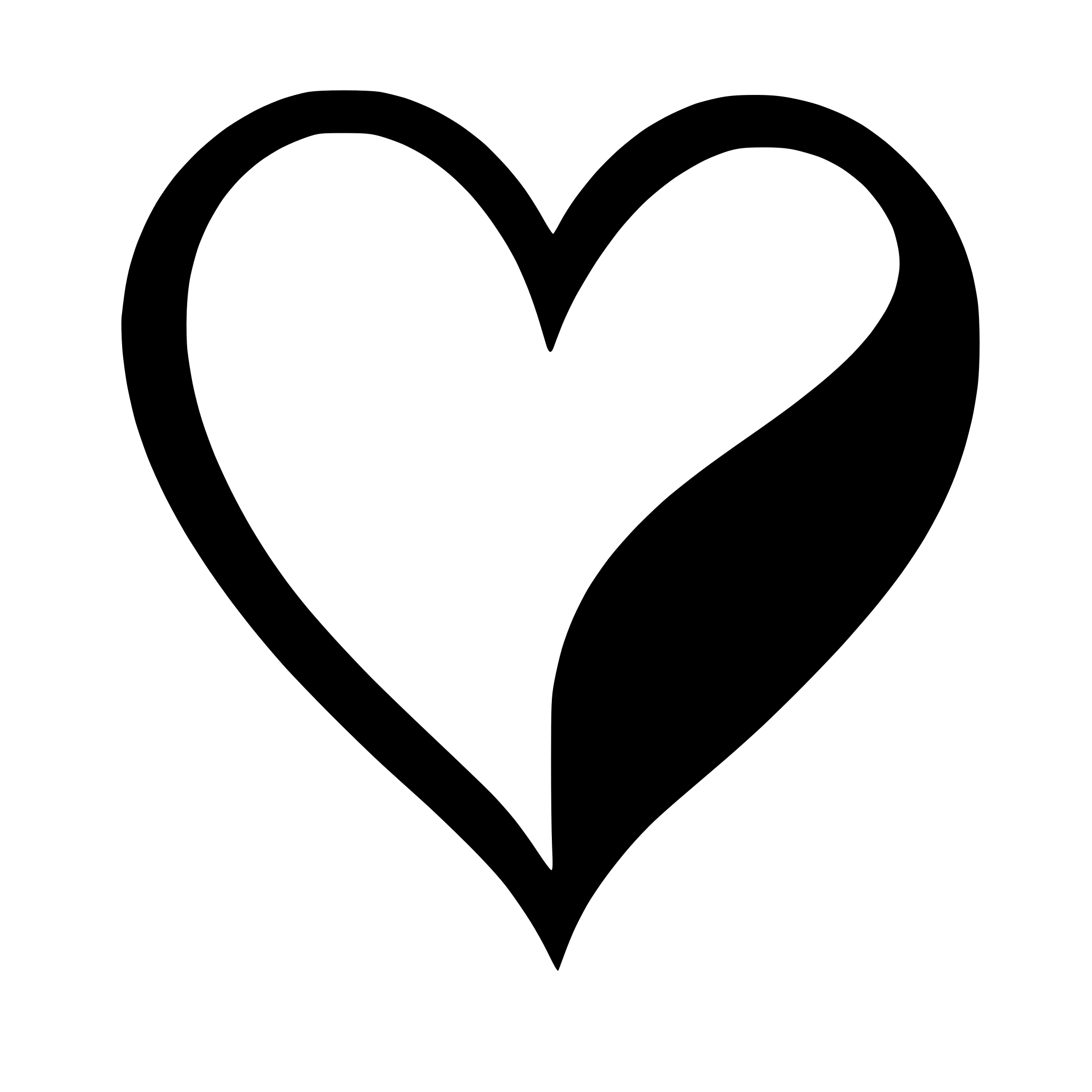AI-generated SVG of 'heart with halfround circle'