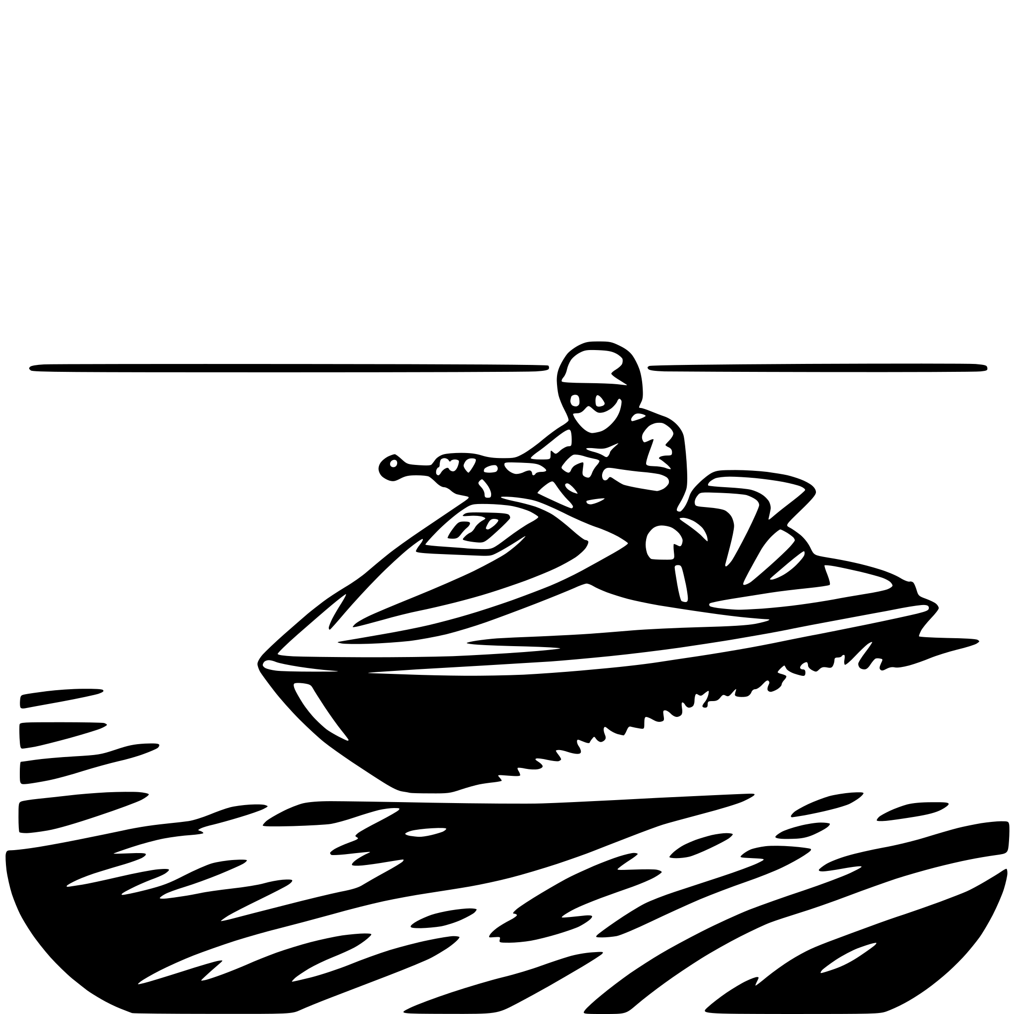 AI-generated SVG of 'jet ski'