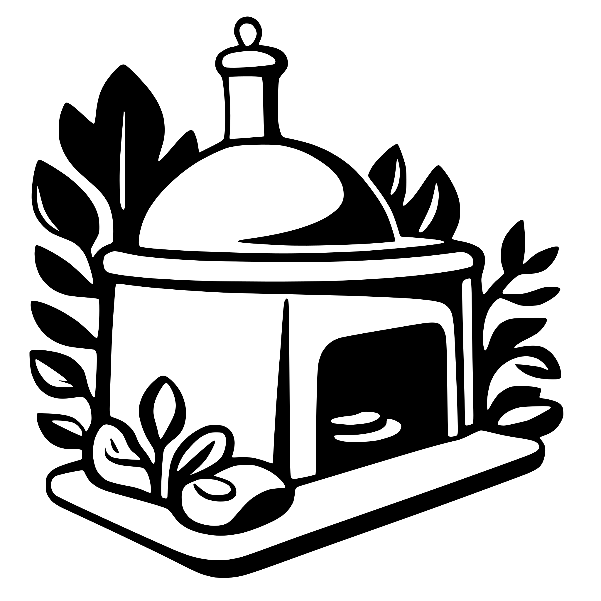 AI-generated SVG of a clay oven