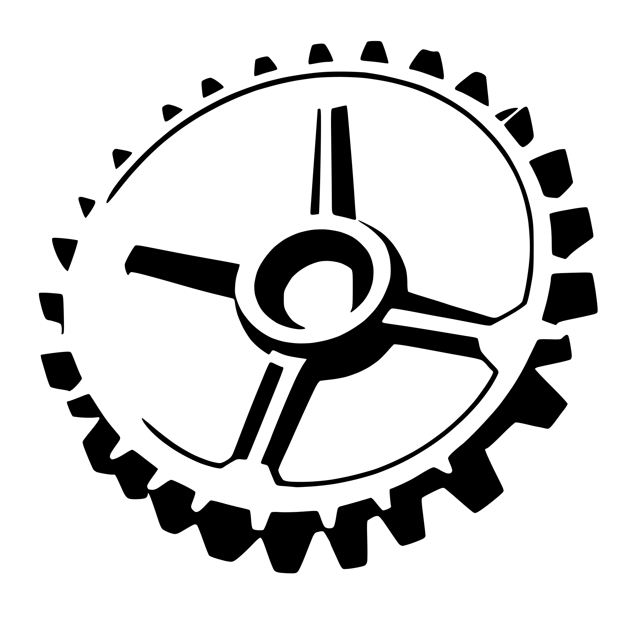 AI-generated SVG of a Gearwheel