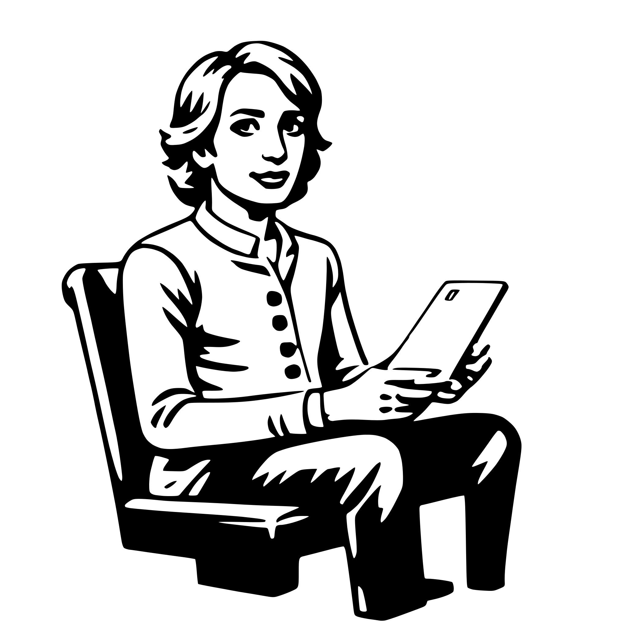 AI-generated SVG of 'psychologist'