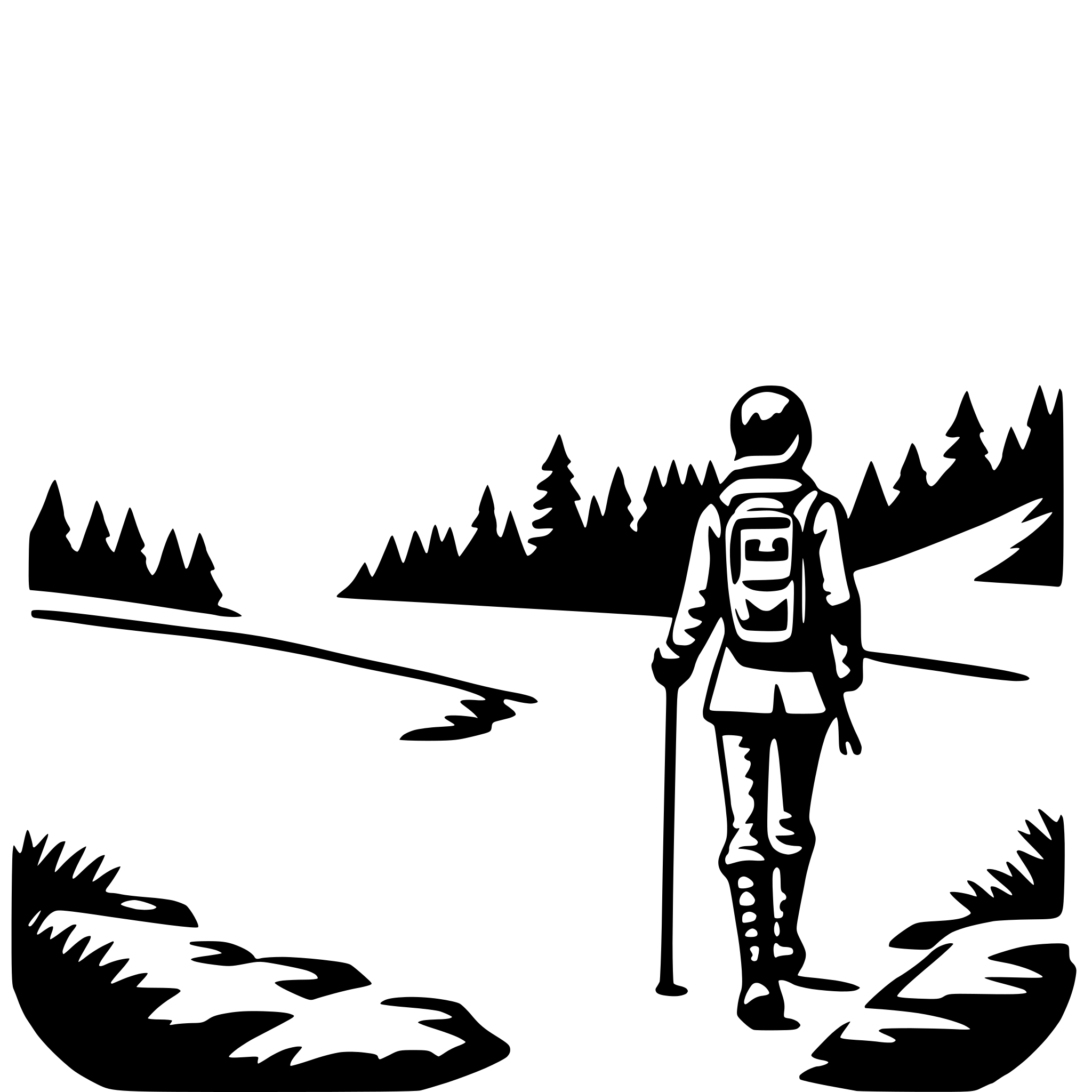 AI-generated SVG of 'glacier hiking adventure'