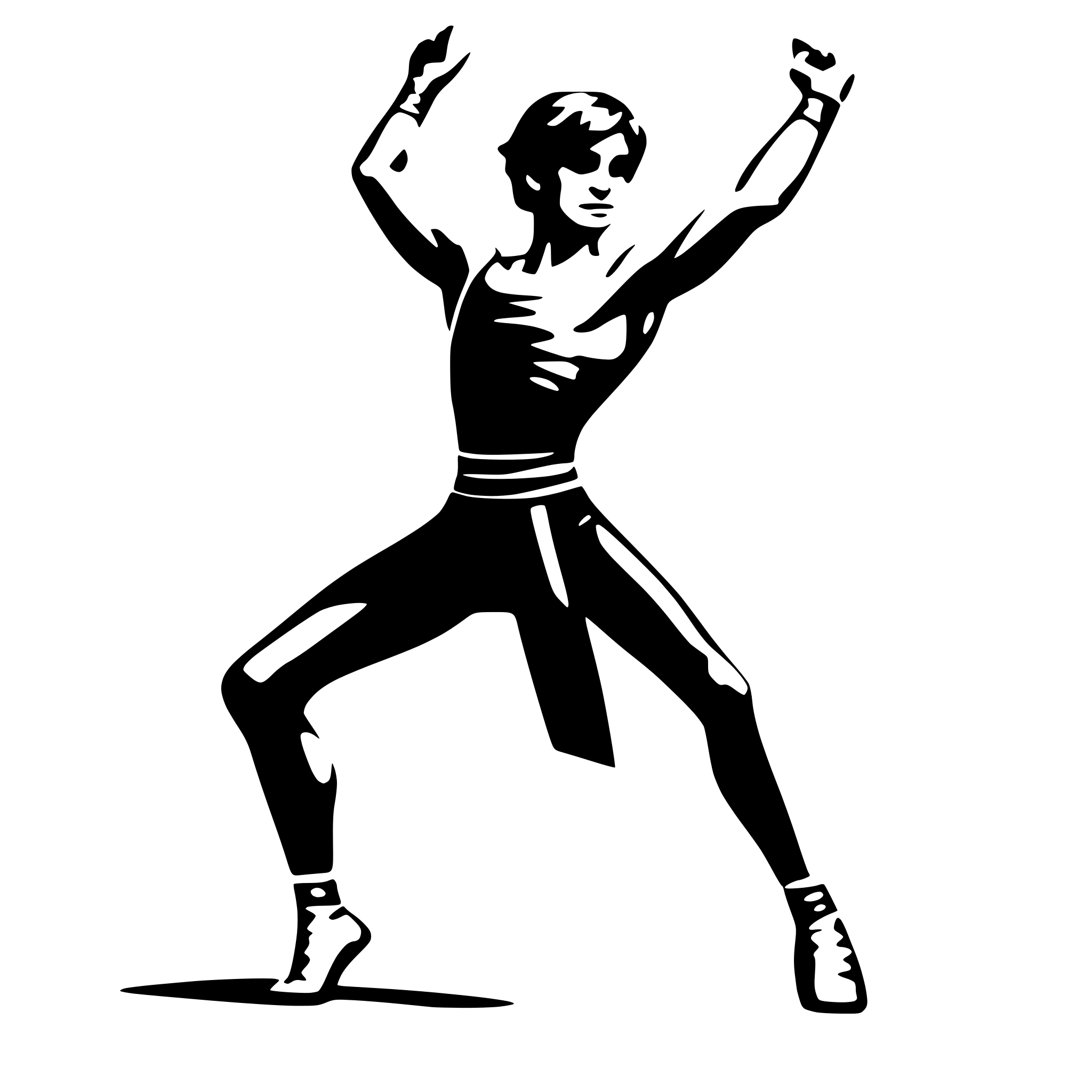 AI-generated SVG of a Male gymnast