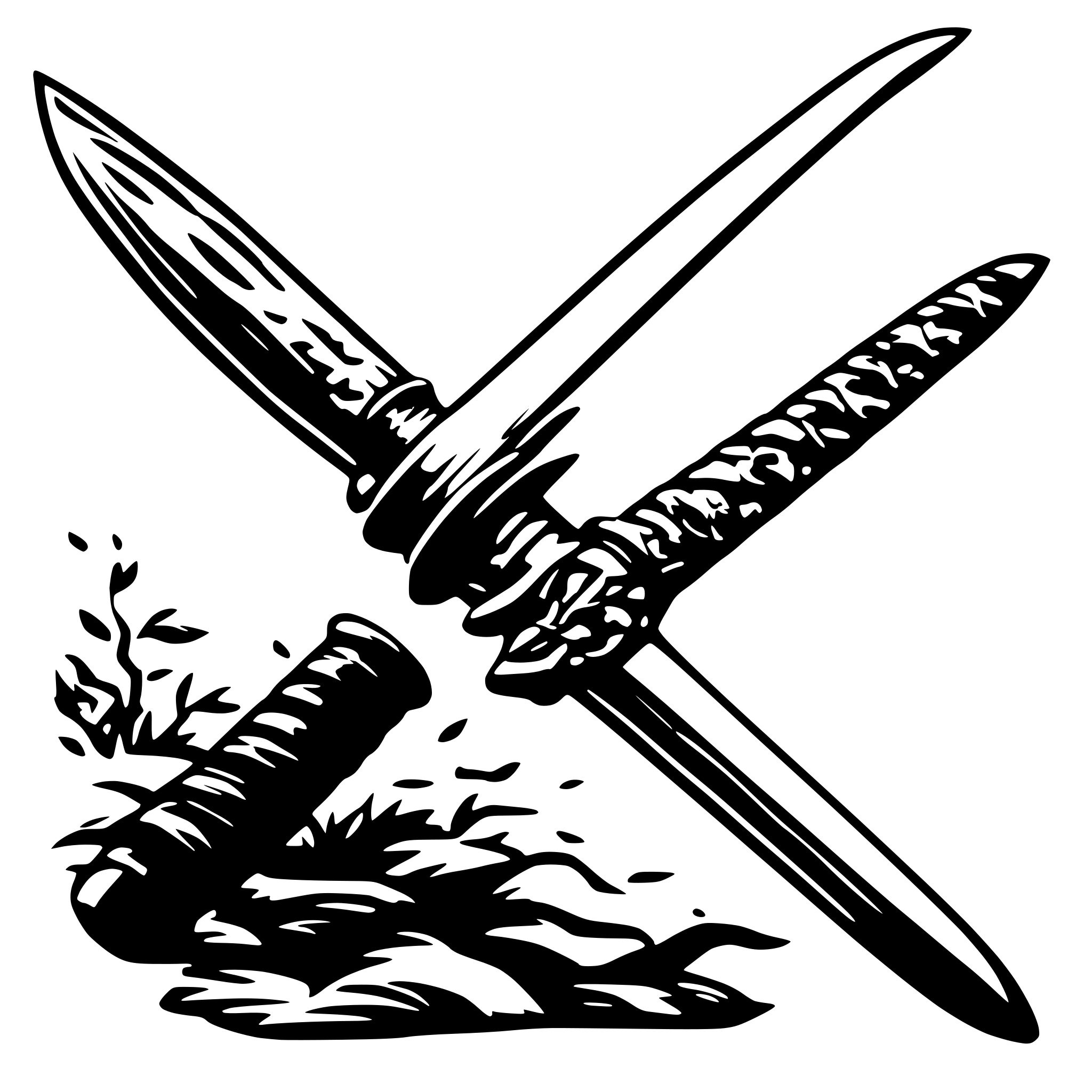 AI-generated SVG of a Japanese Sword Katana