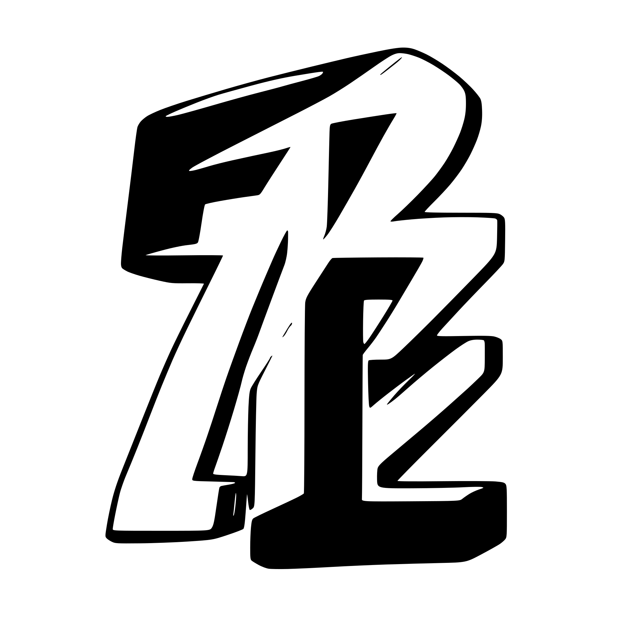 AI-generated SVG of a logo with the letters z and V in orange and blue