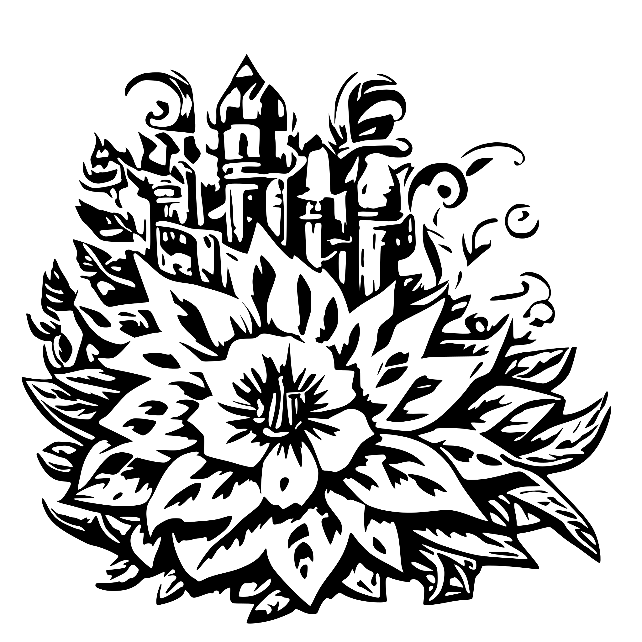 AI-generated SVG of a Deaa Khankan decorated
