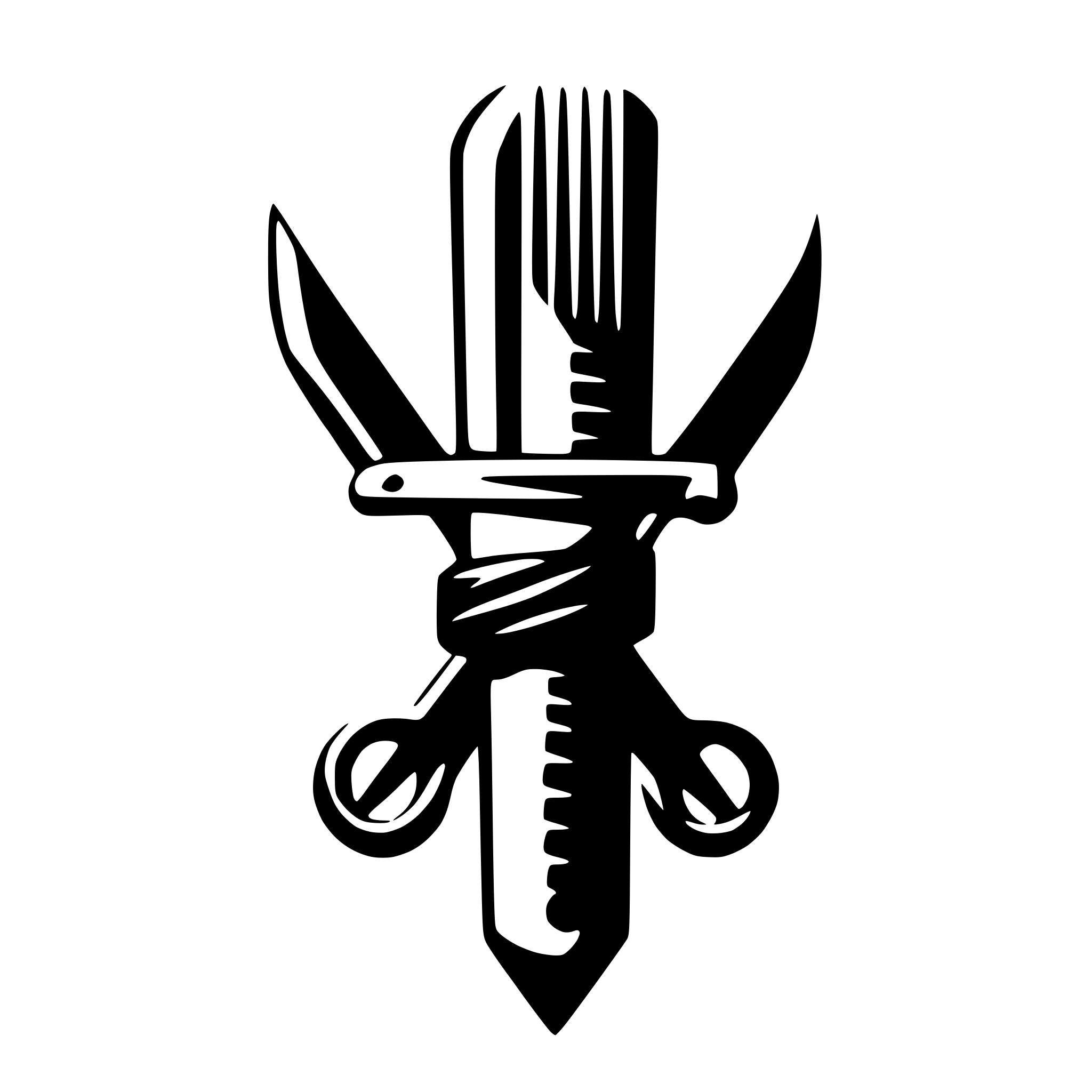 AI-generated SVG of a barbershop logo with a scissor in the middle