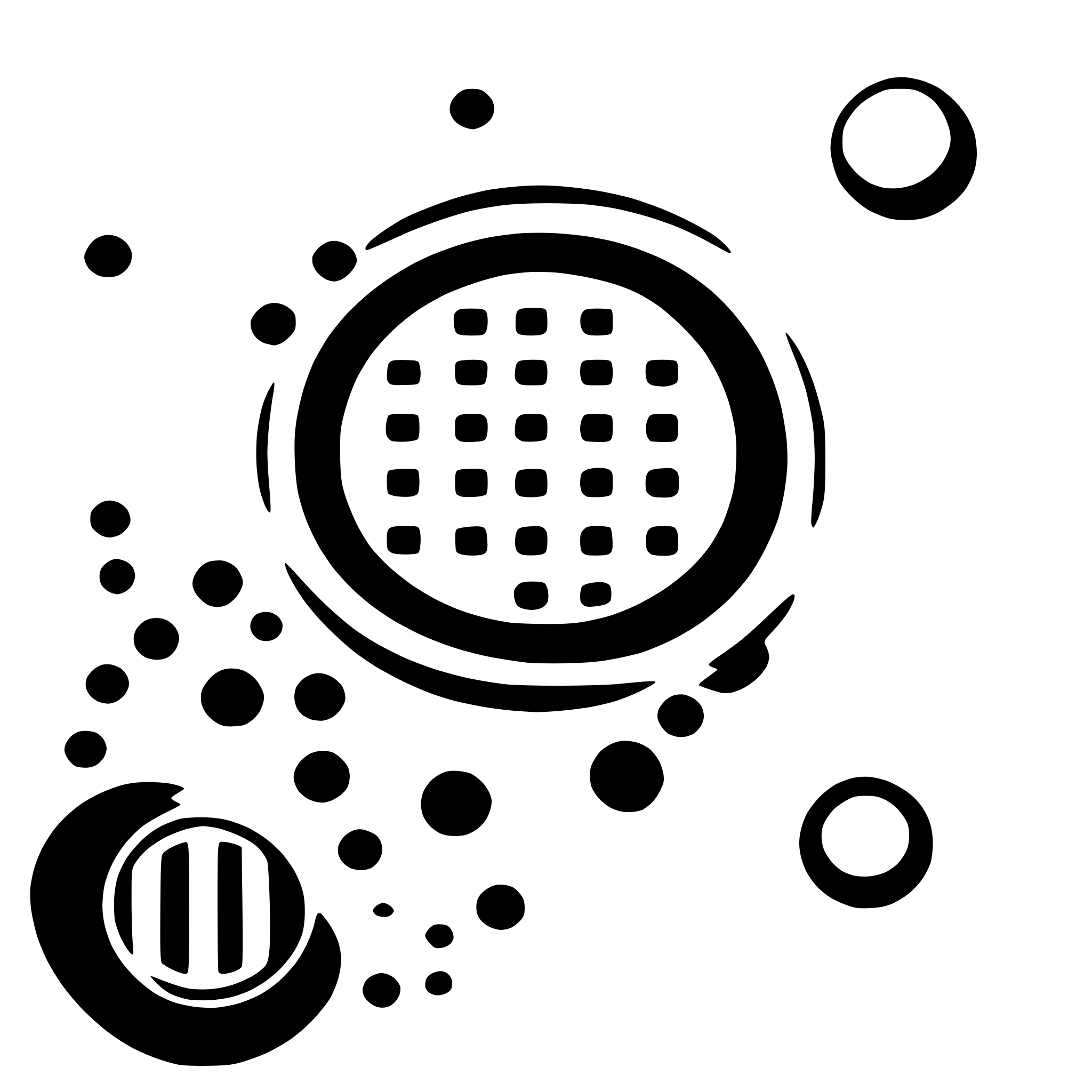 AI-generated SVG of 'squircles'