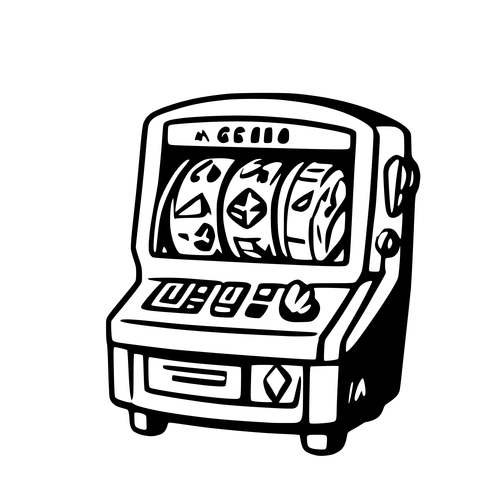 AI-generated SVG of a casino slots