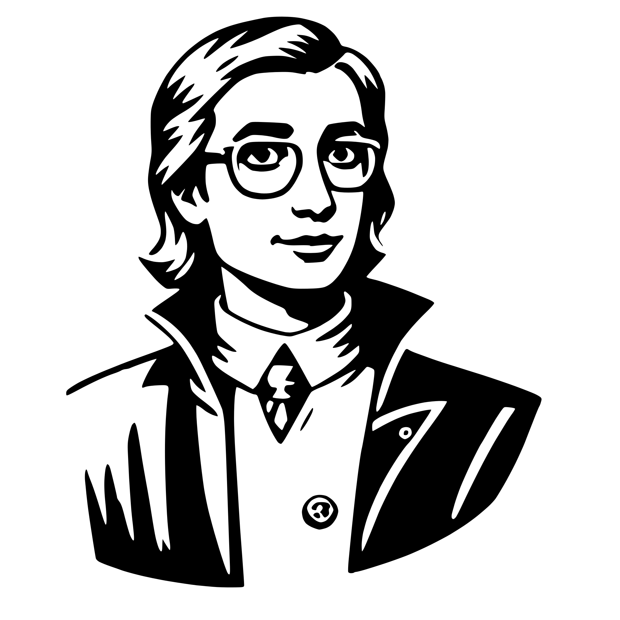AI-generated SVG of 'statistician'