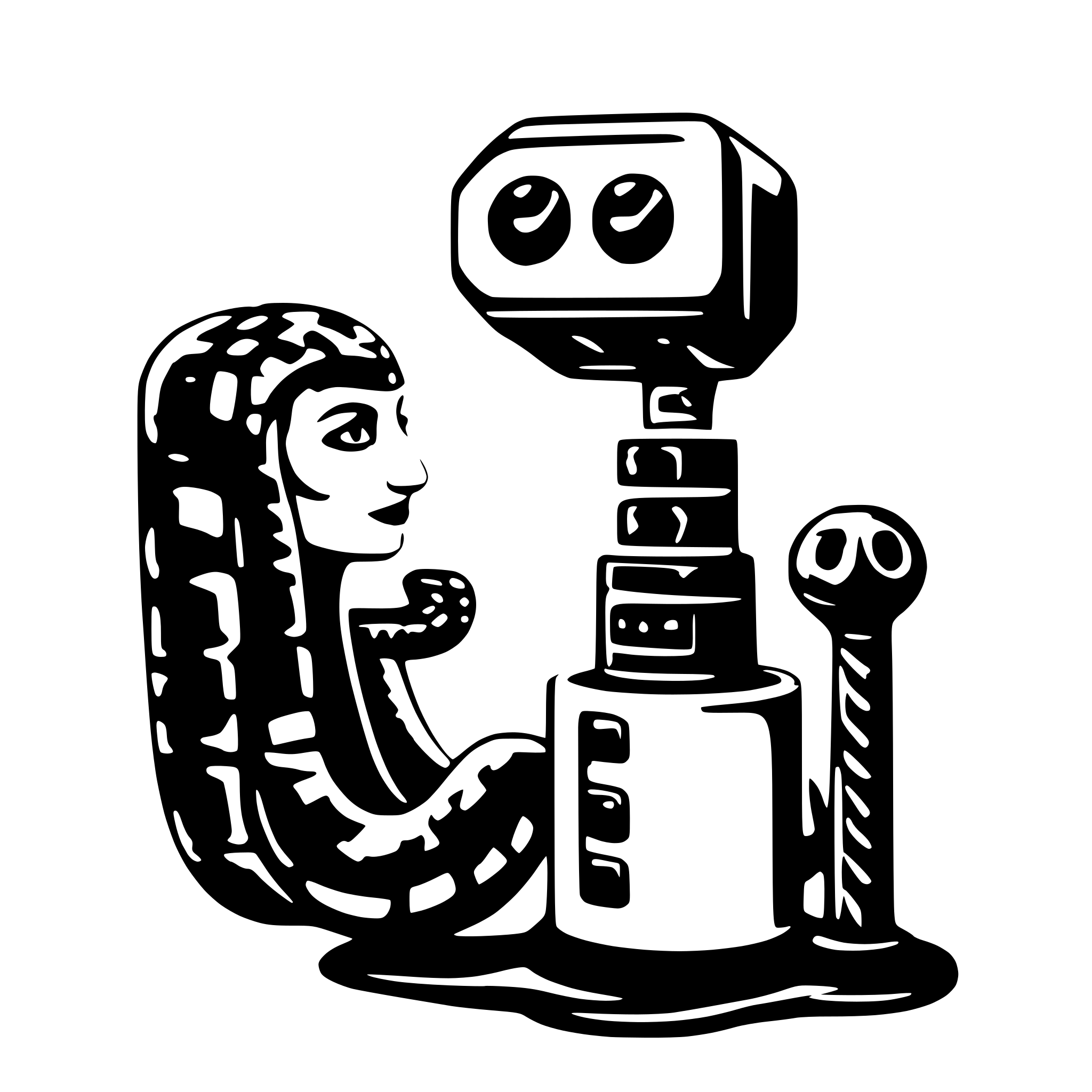 AI-generated SVG of a iot and python developer