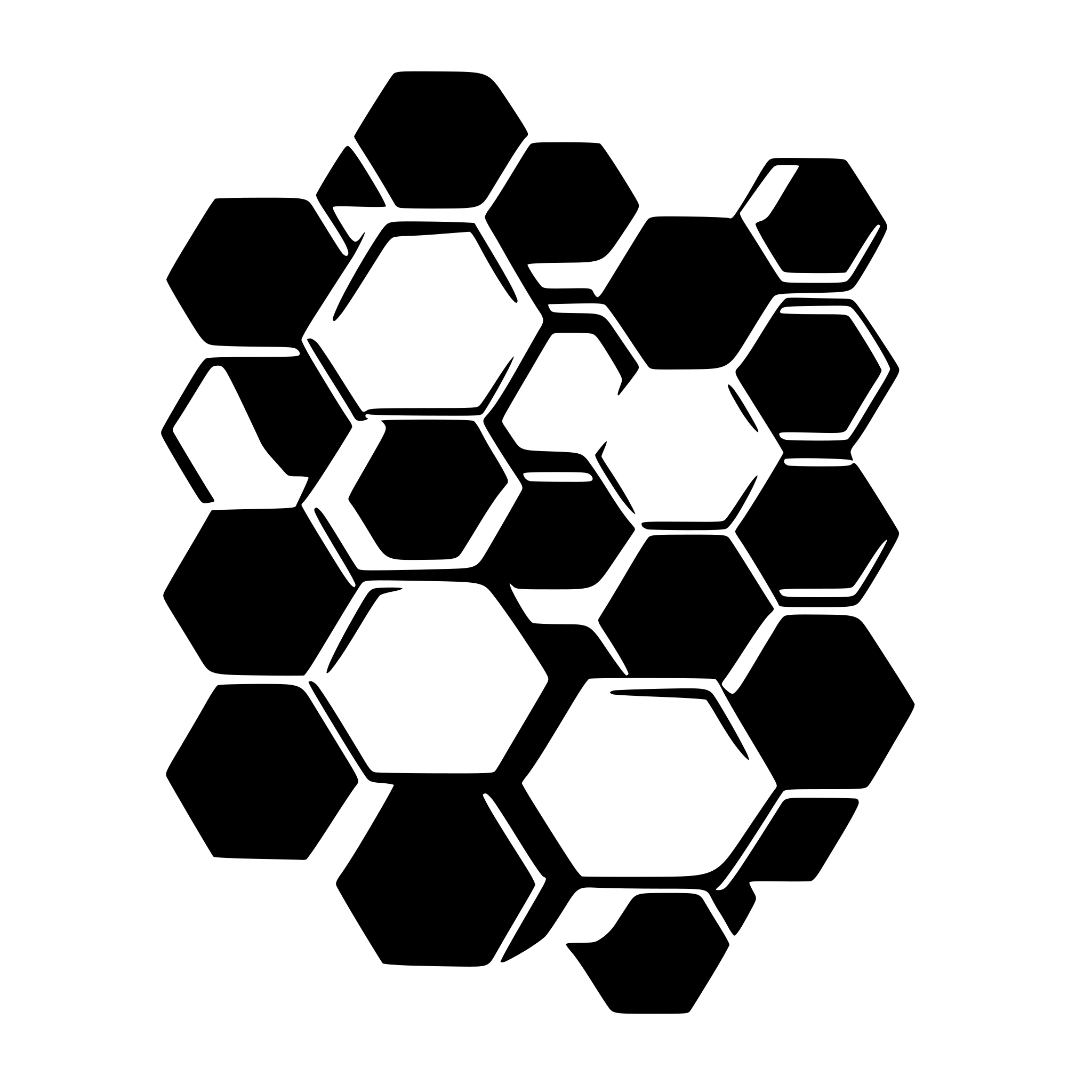 AI-generated SVG of 'hexagone'
