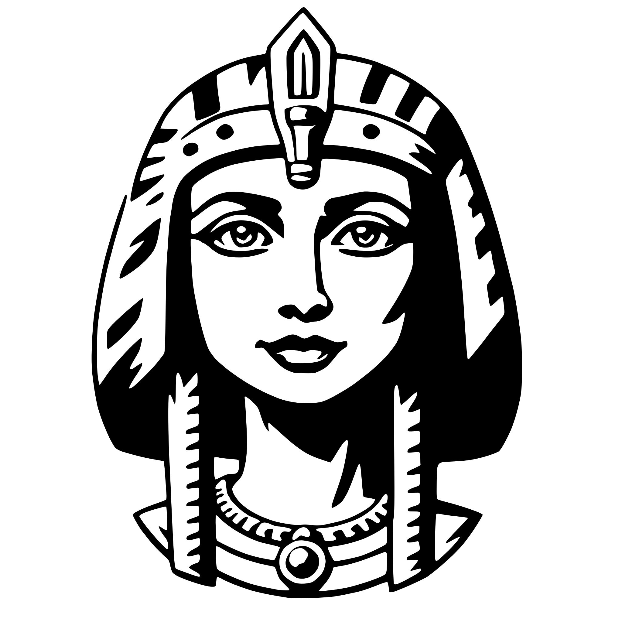 AI-generated SVG of 'hathor'