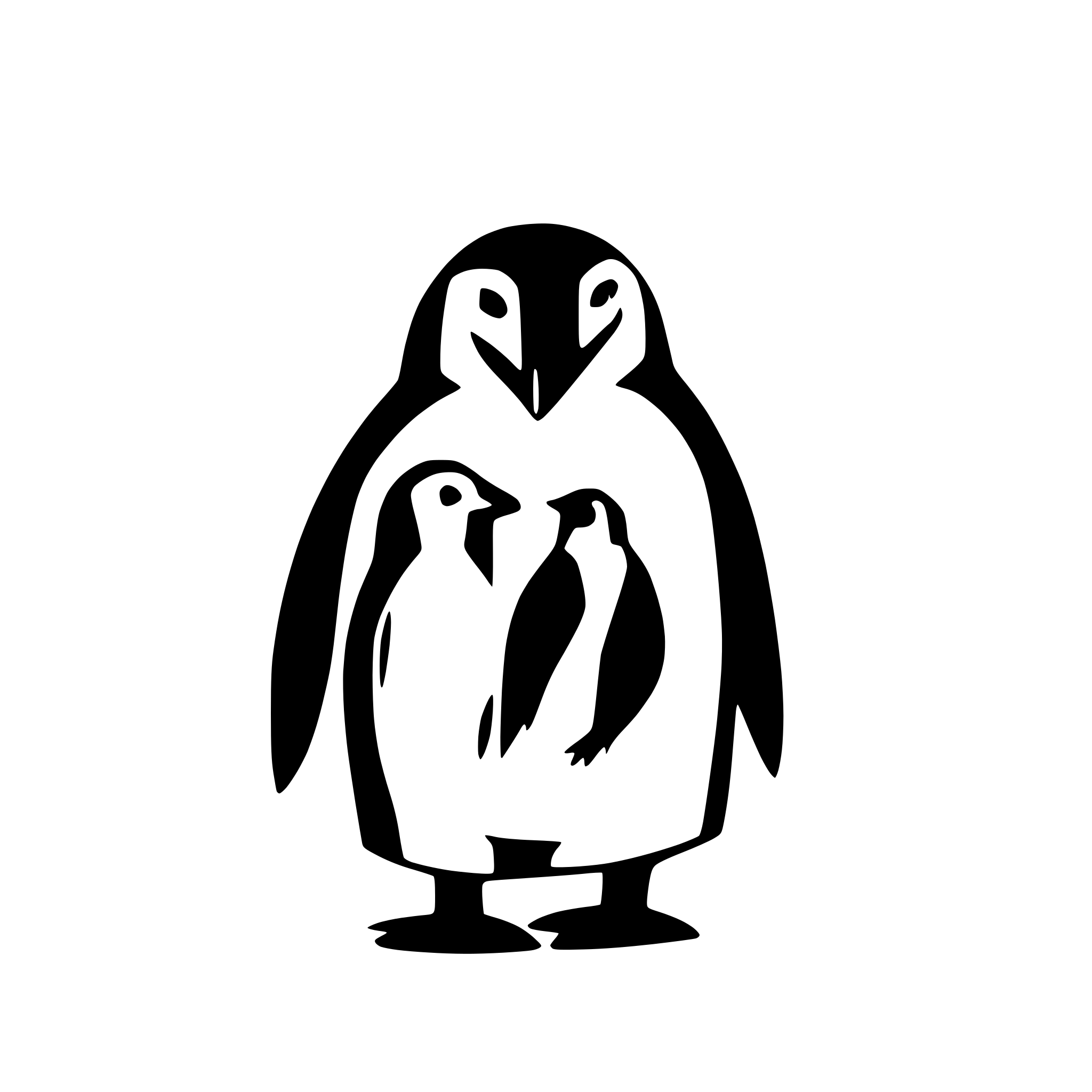 AI-generated SVG of 'penguins huddled in snow'