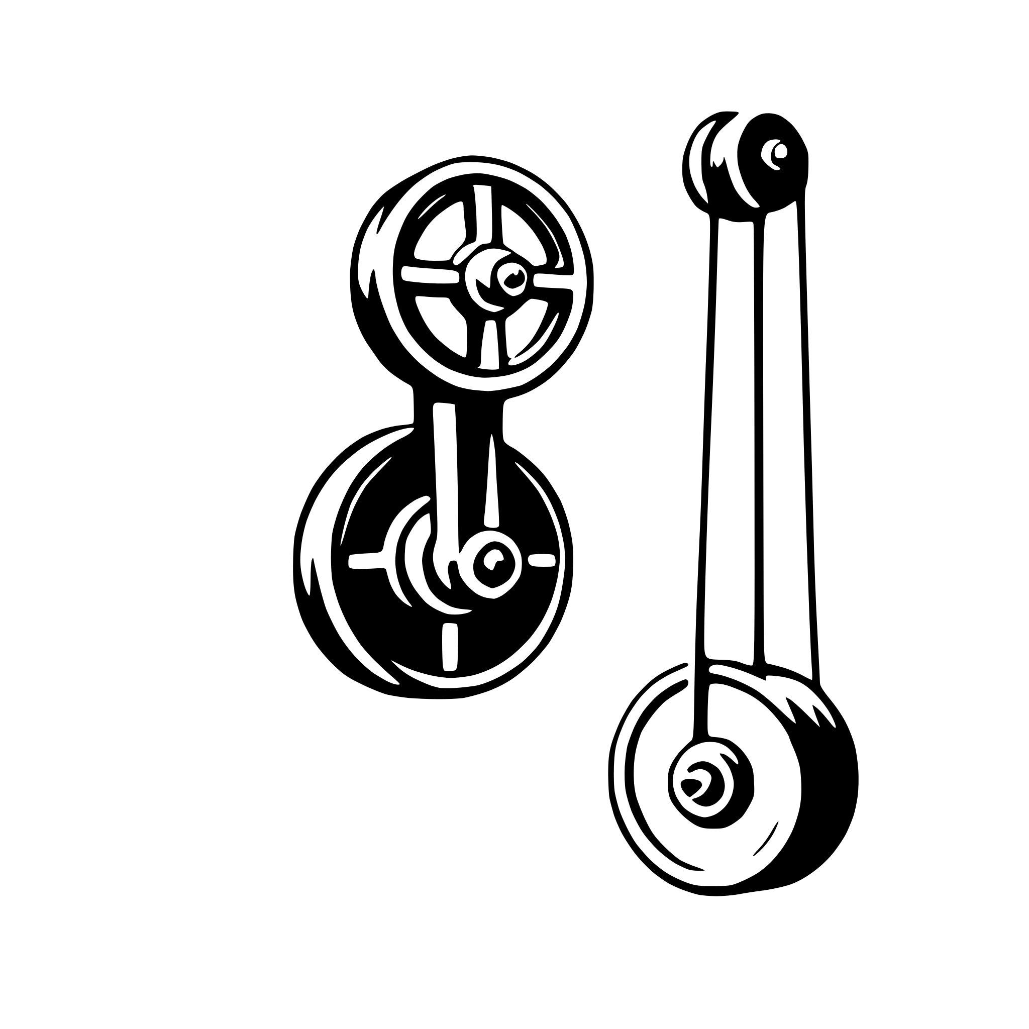 AI-generated SVG of a pulley