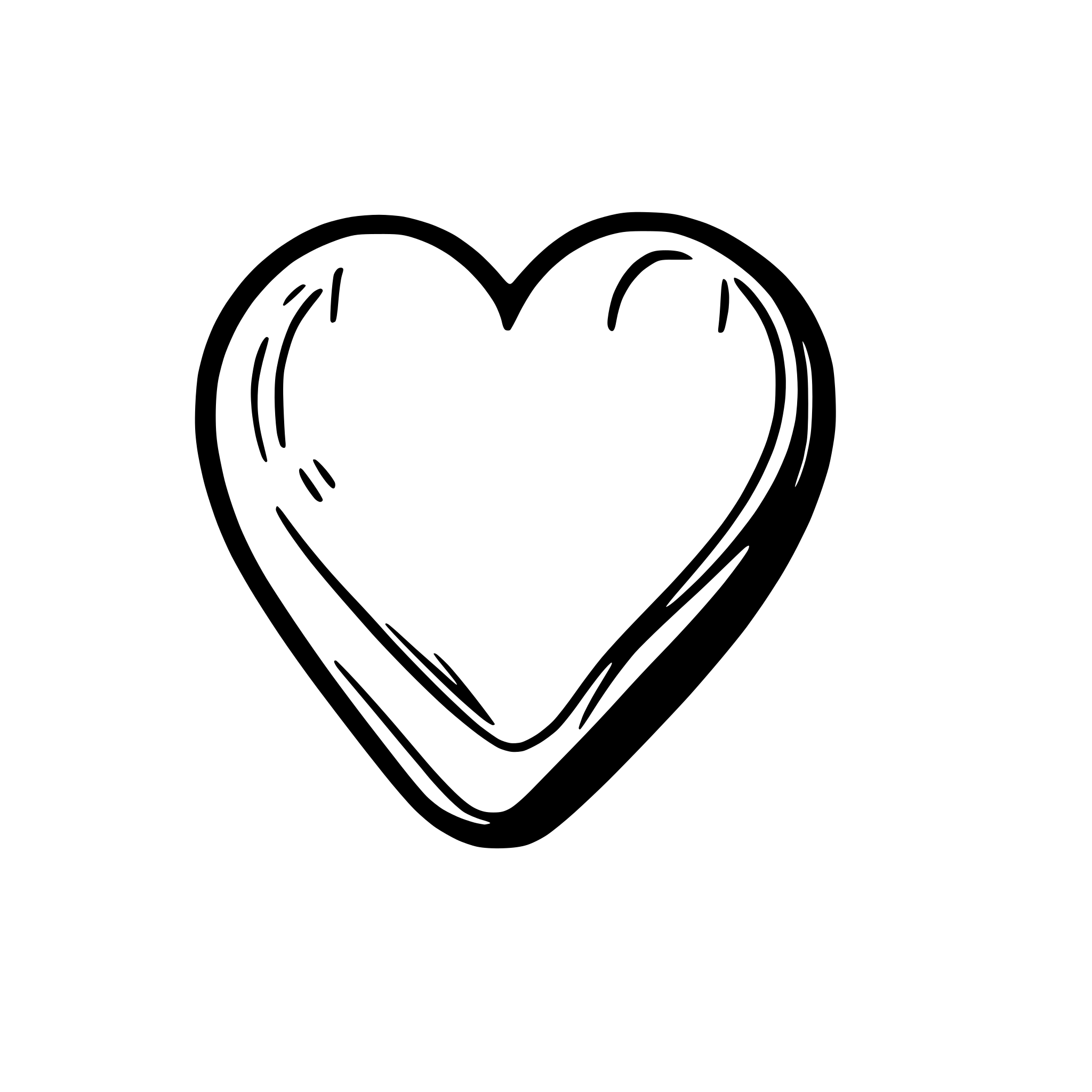 AI-generated SVG of 'handrawn heart'
