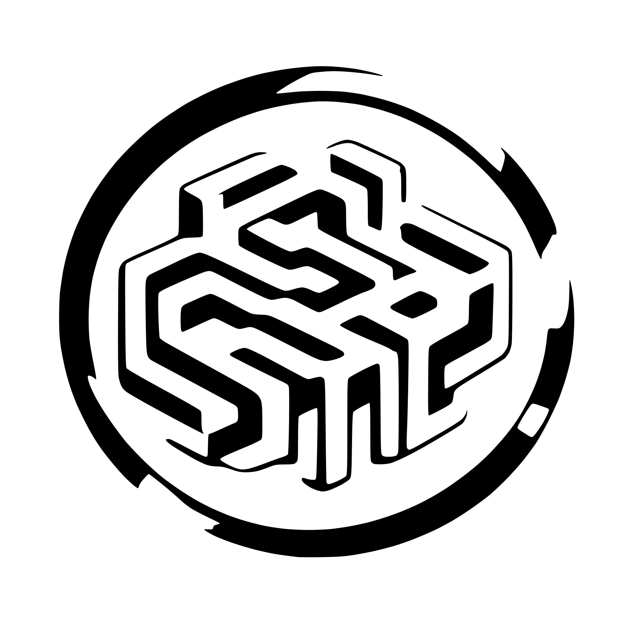 AI-generated SVG of a 3D math illusion, make it symetric