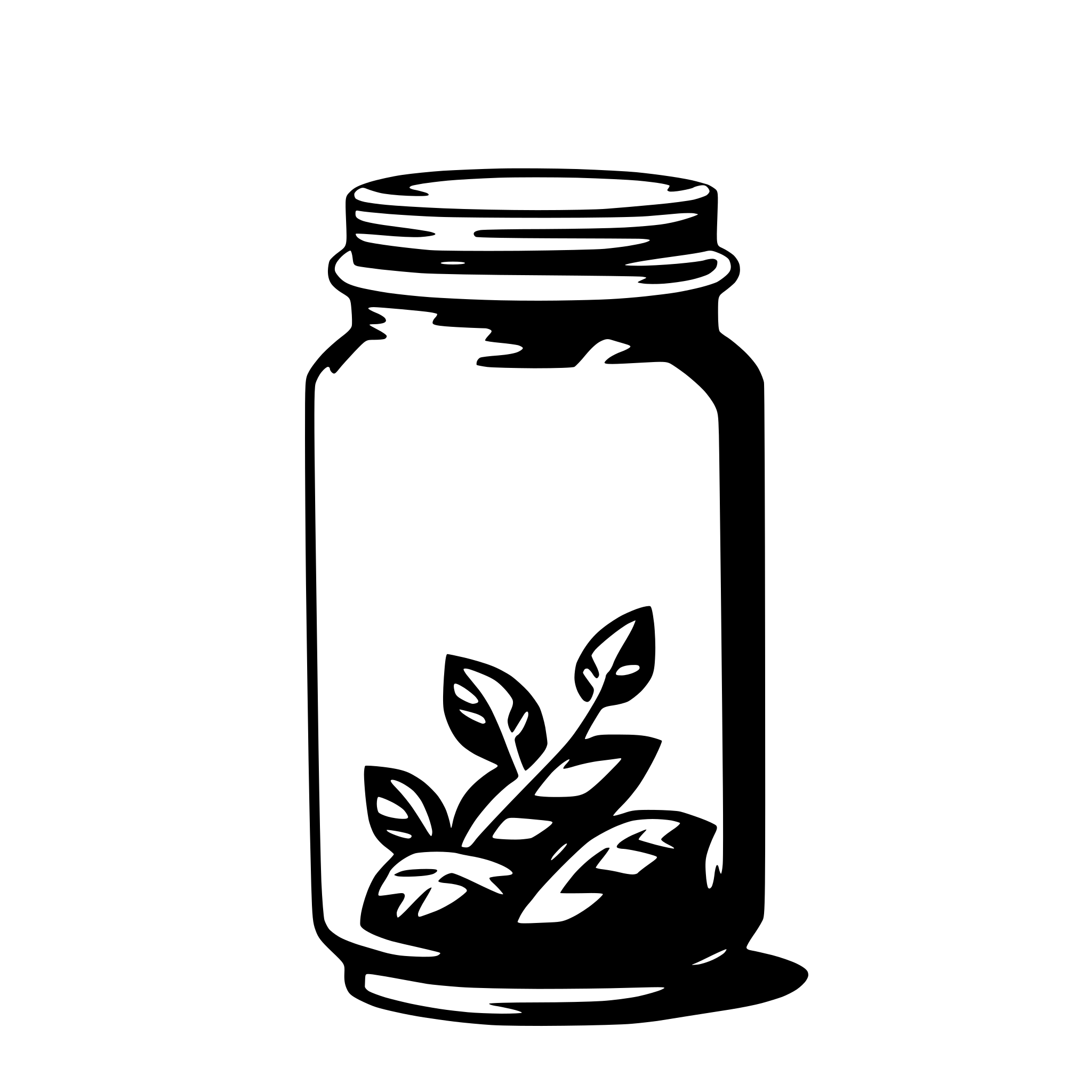 AI-generated SVG of 'jar'