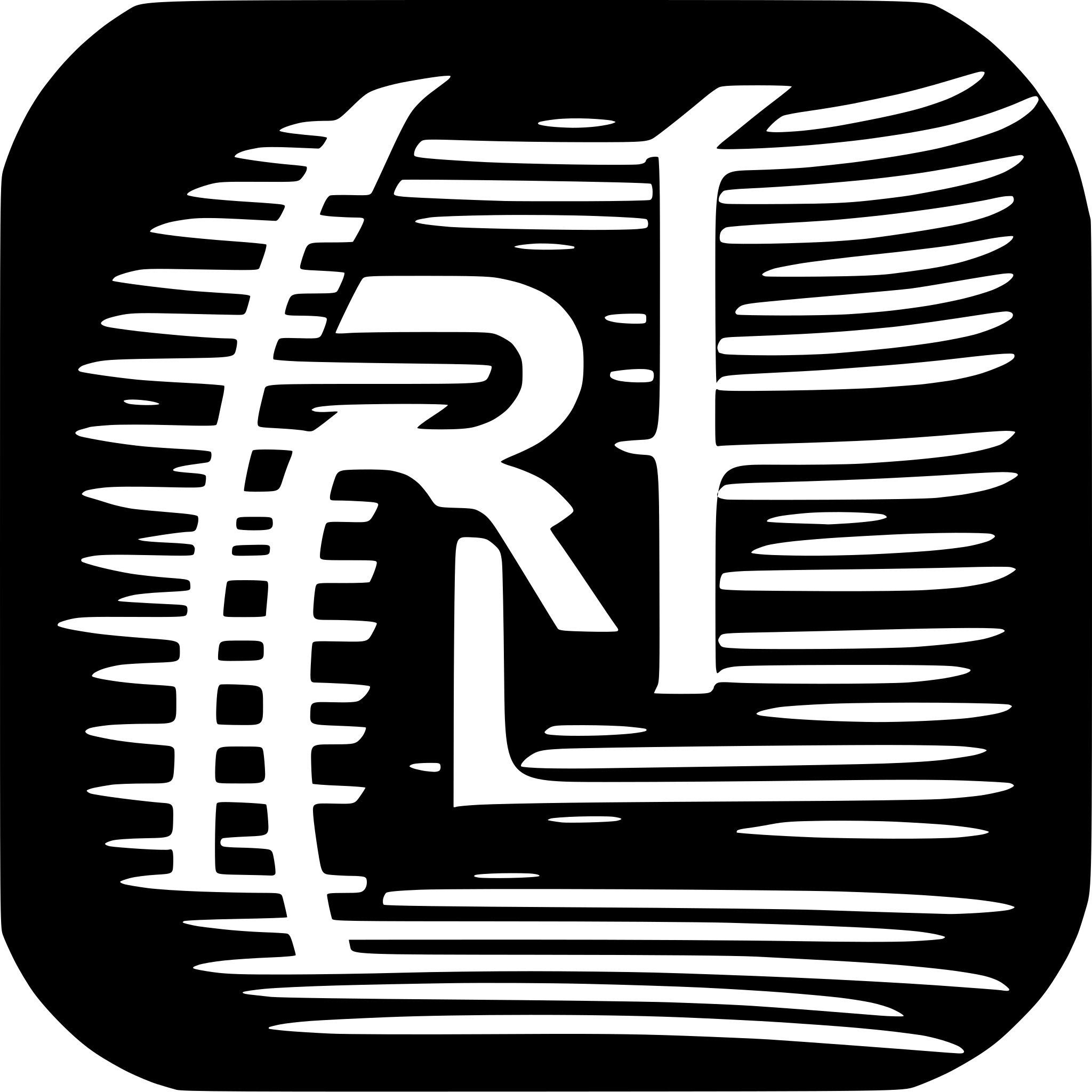 AI-generated SVG of 'A minimalist and futuristic design of a spectrogram in the shape of the letter 'R'.'