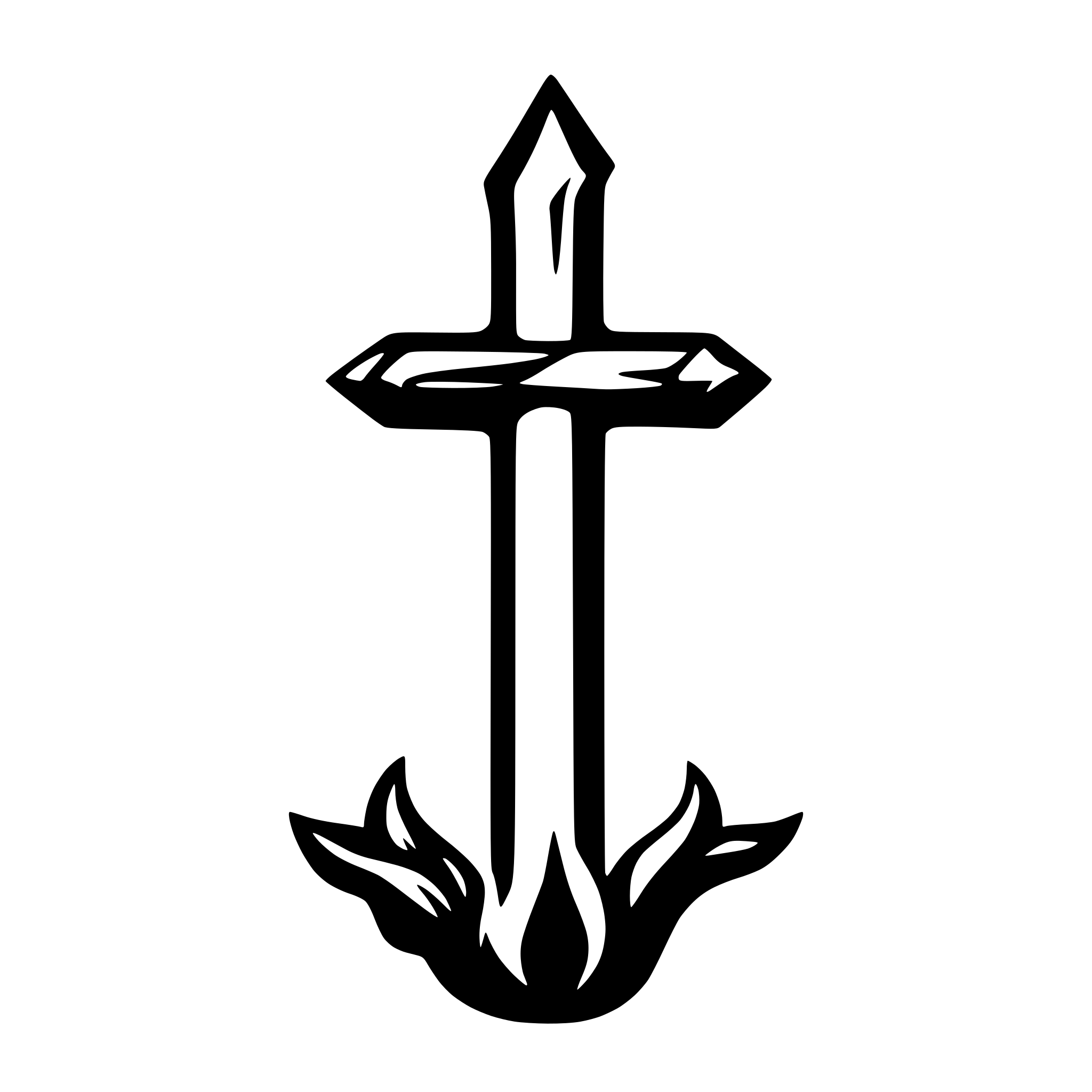 AI-generated SVG of 'simple symbol of mimir'