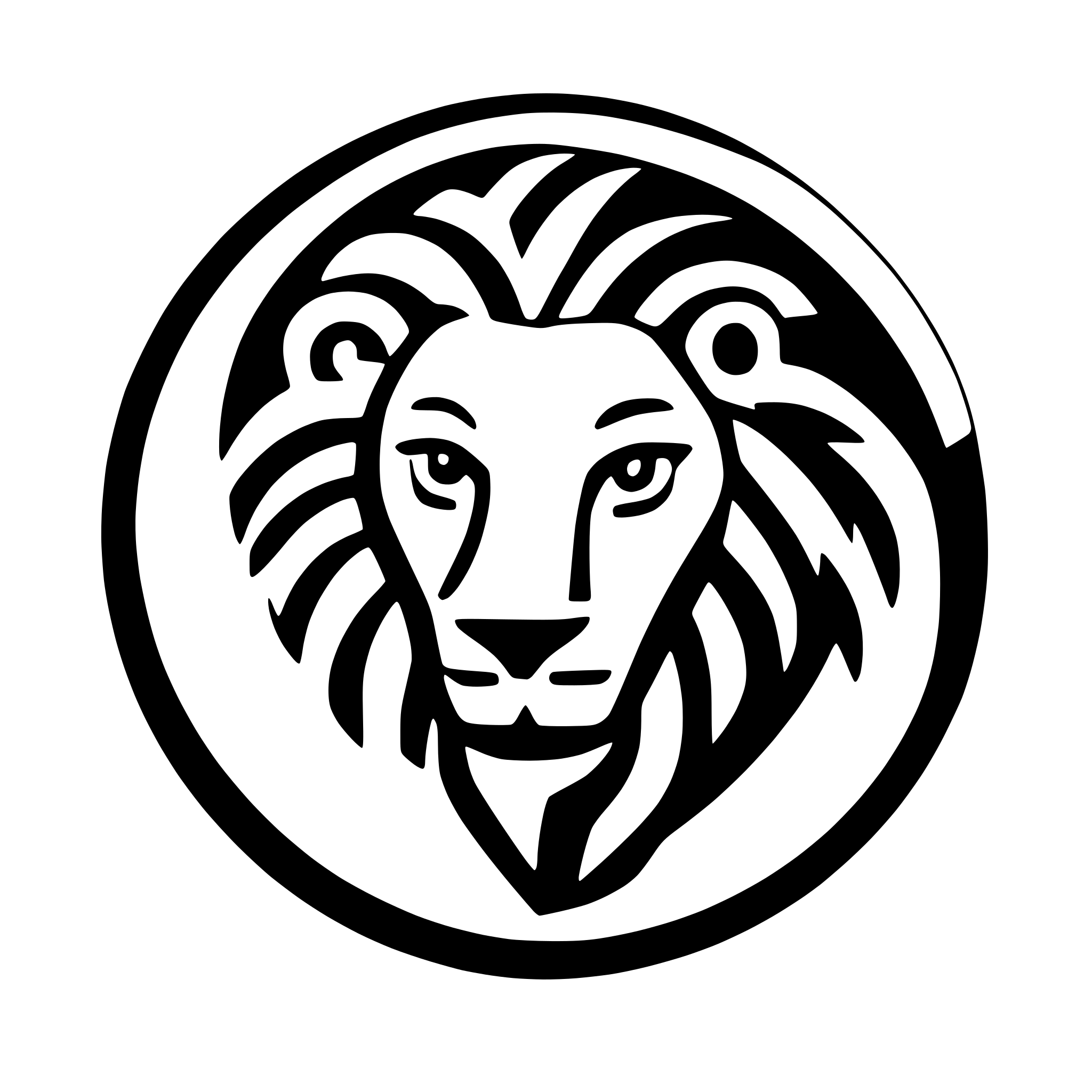 AI-generated SVG of 'make image of a lion'