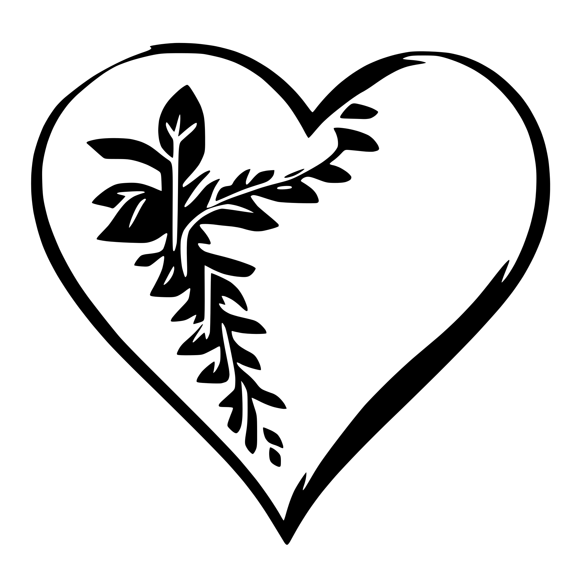 AI-generated SVG of a love heart