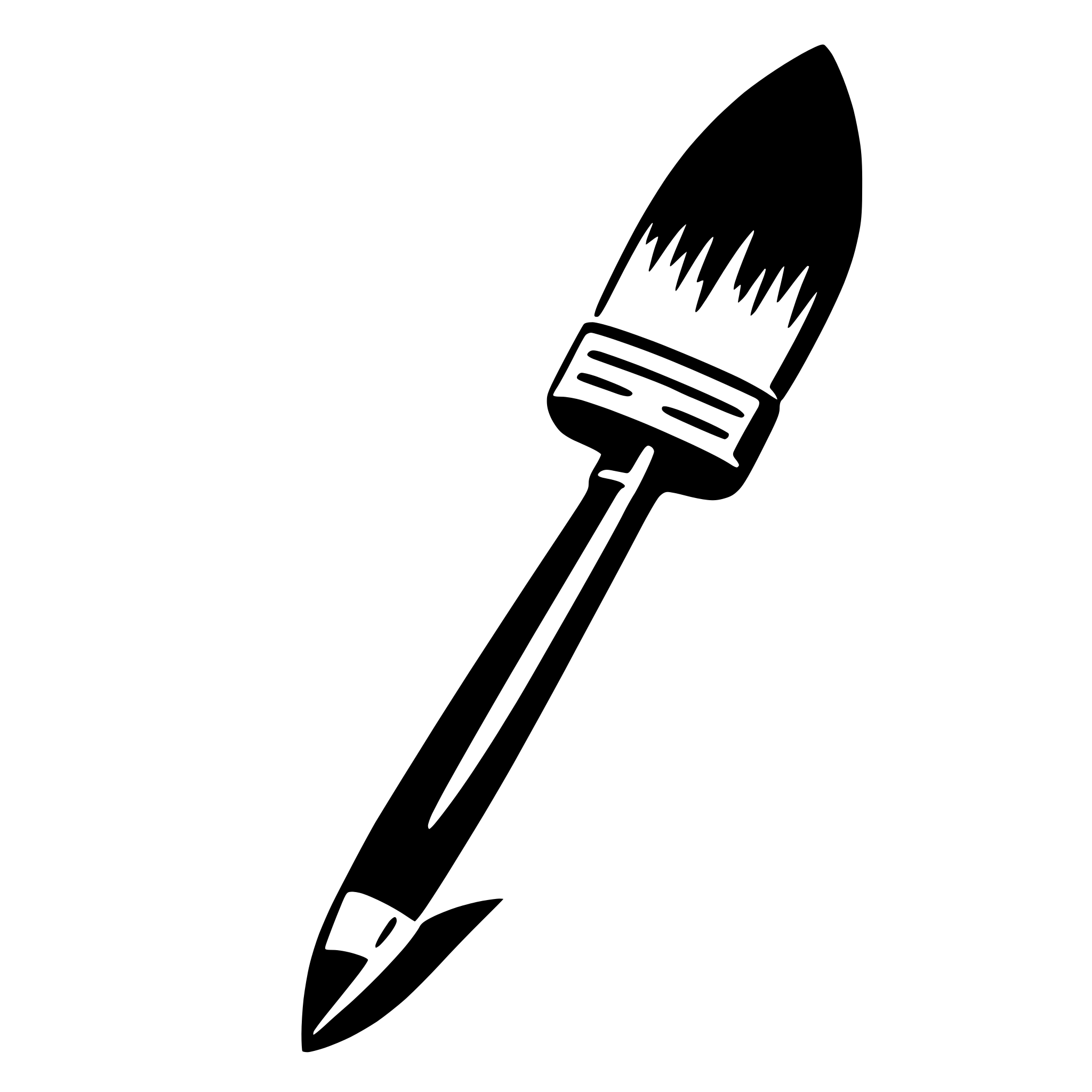 AI-generated SVG of 'paint brush'