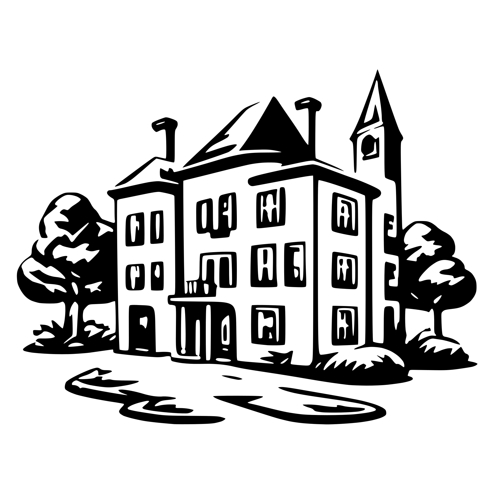 AI-generated SVG of a ai property management