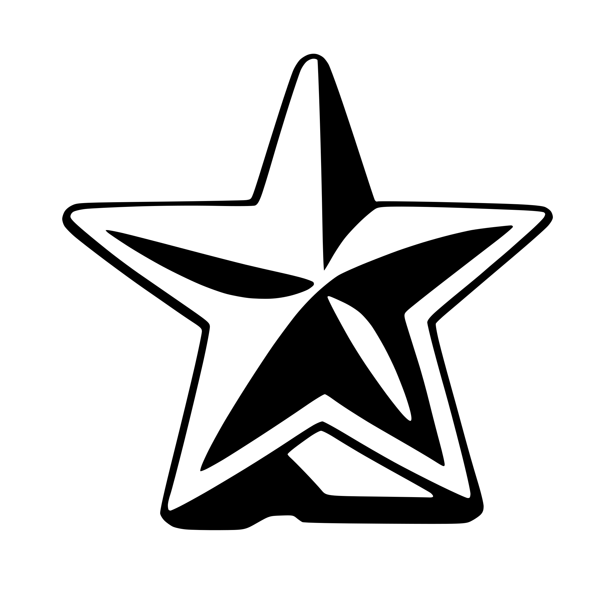 AI-generated SVG of a star