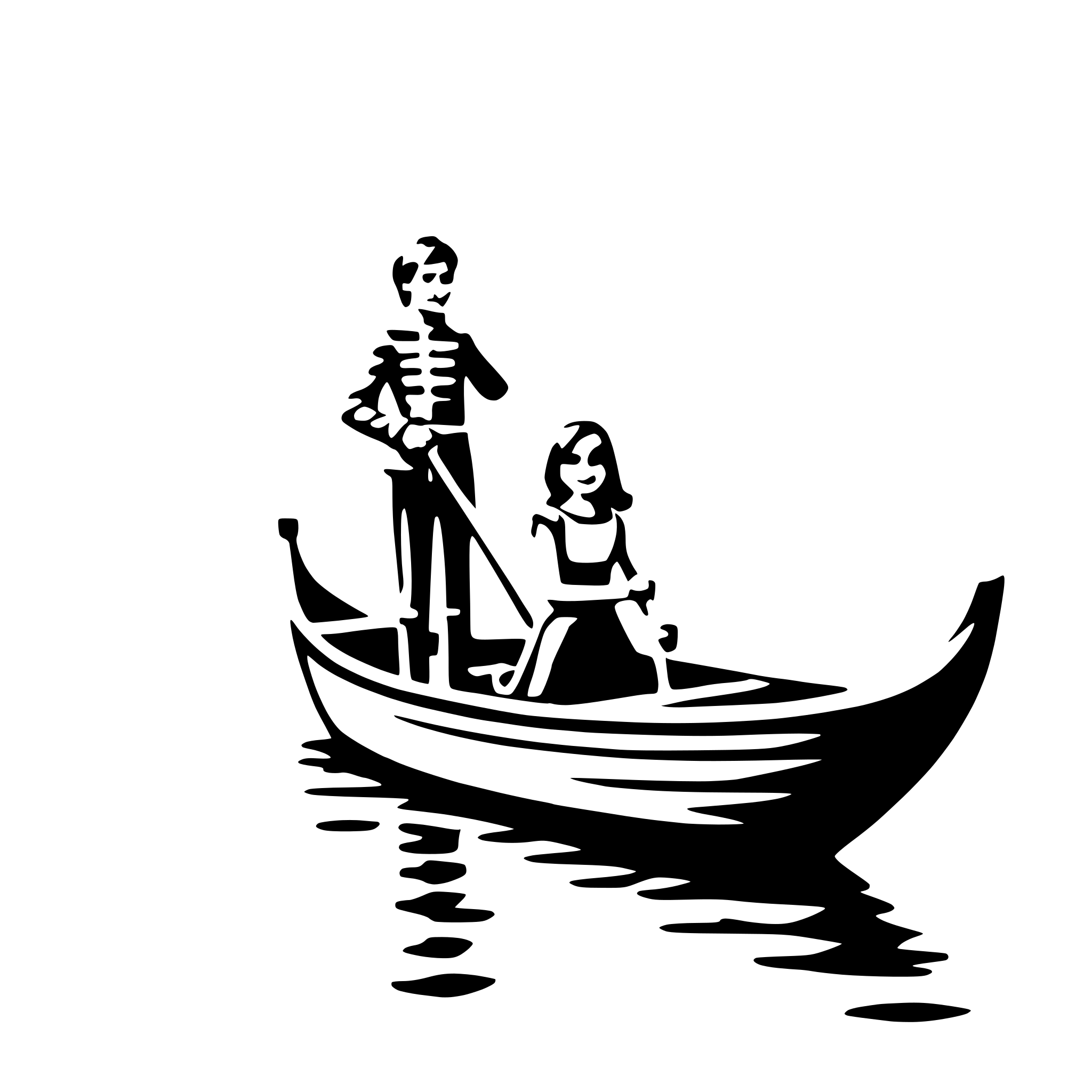 AI-generated SVG of 'romantic gondola ride'