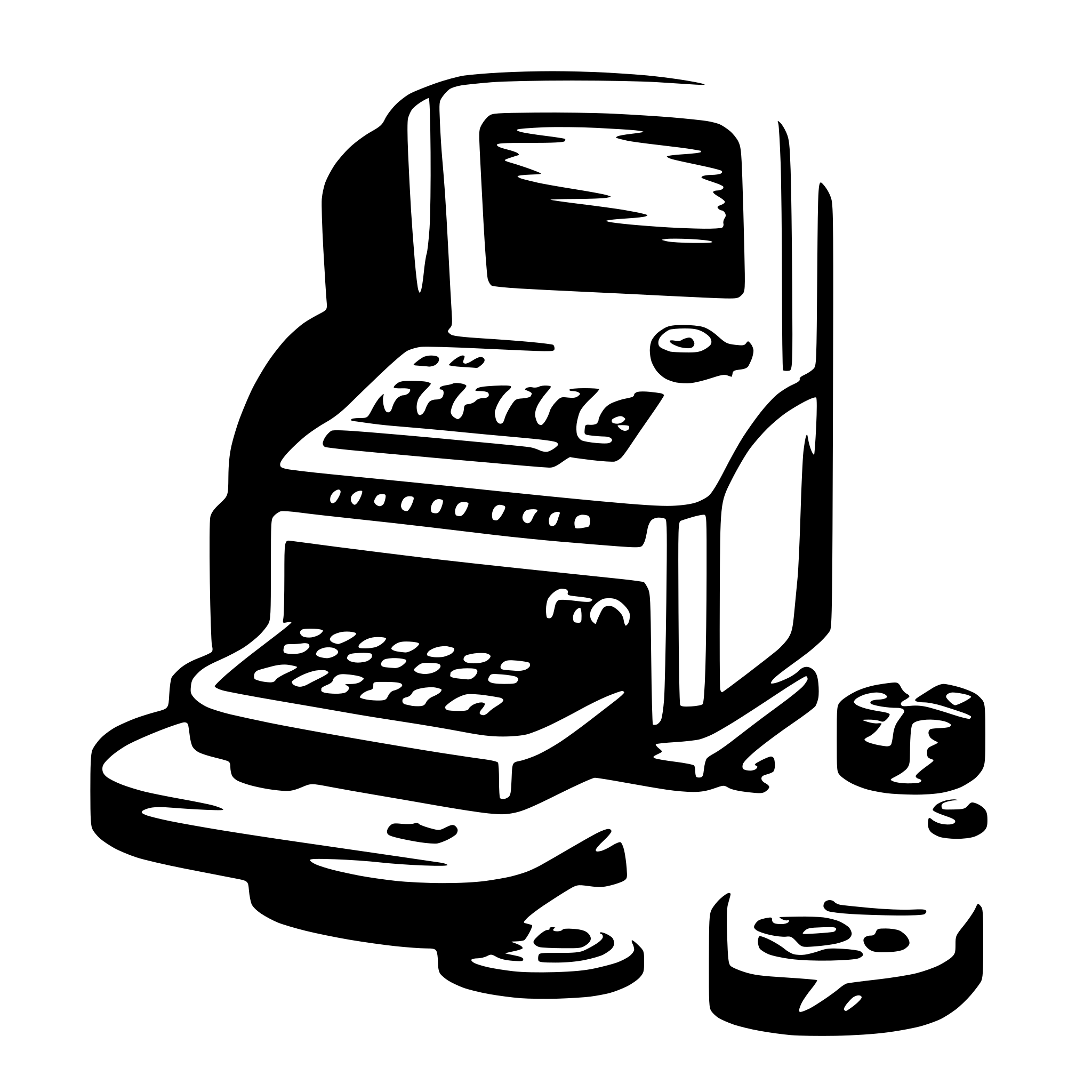 AI-generated SVG of a type pal