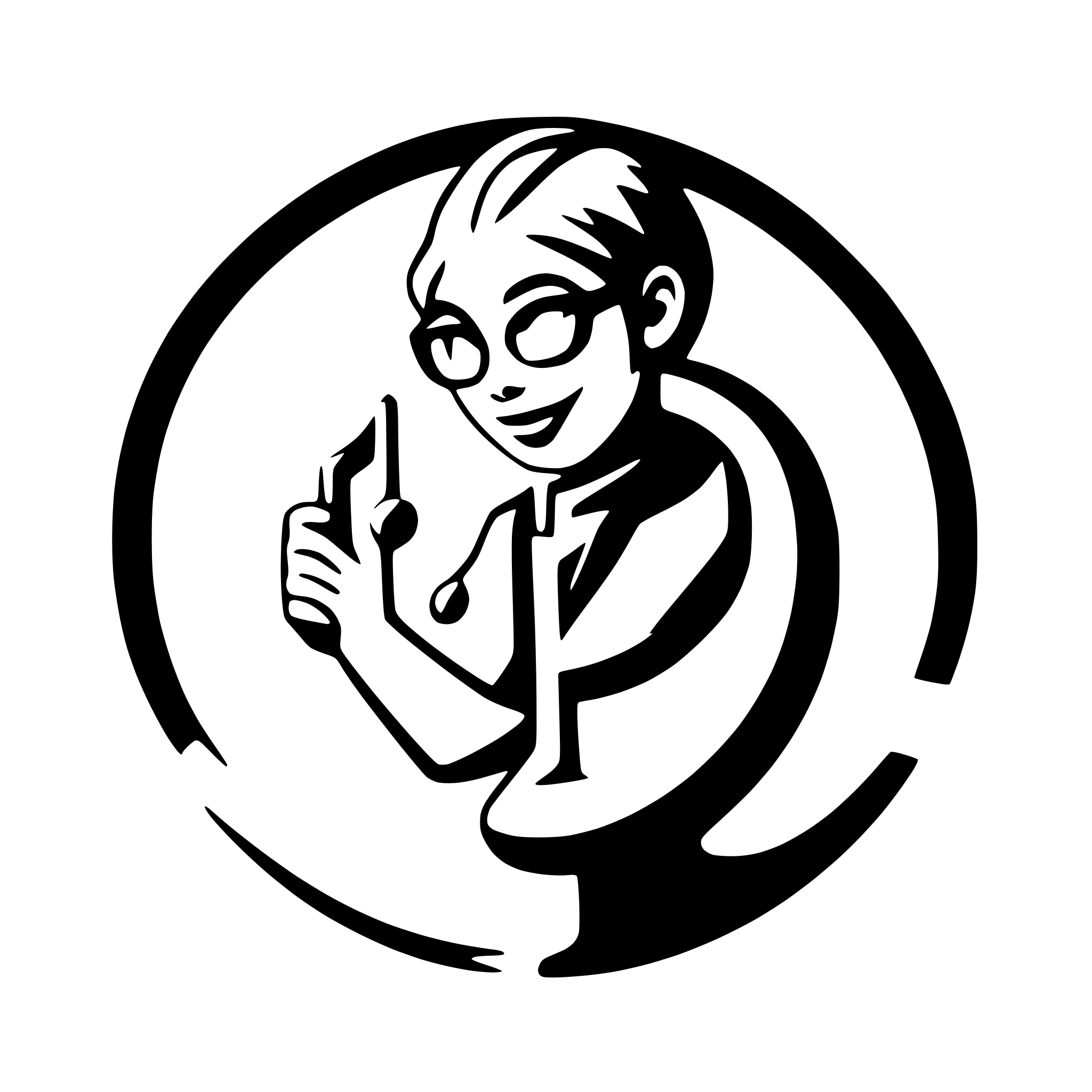 AI-generated SVG of 'scientist with a music note'
