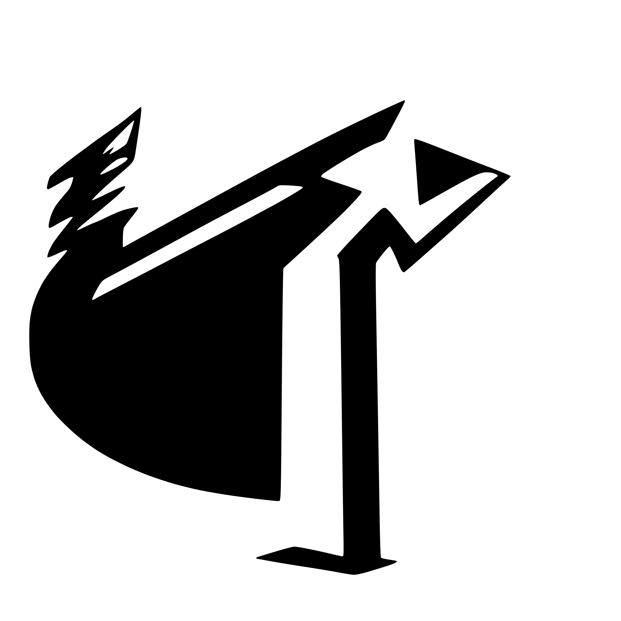 AI-generated SVG of 'proceed soft curved arrow'