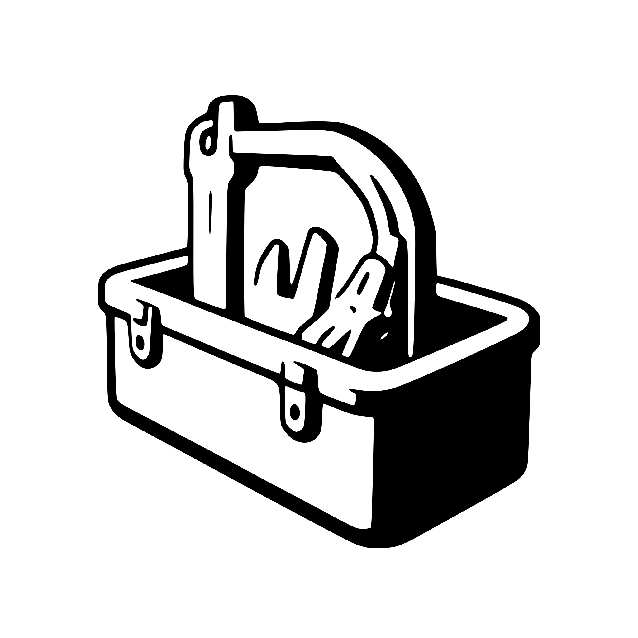 AI-generated SVG of 'toolbox with wrench'