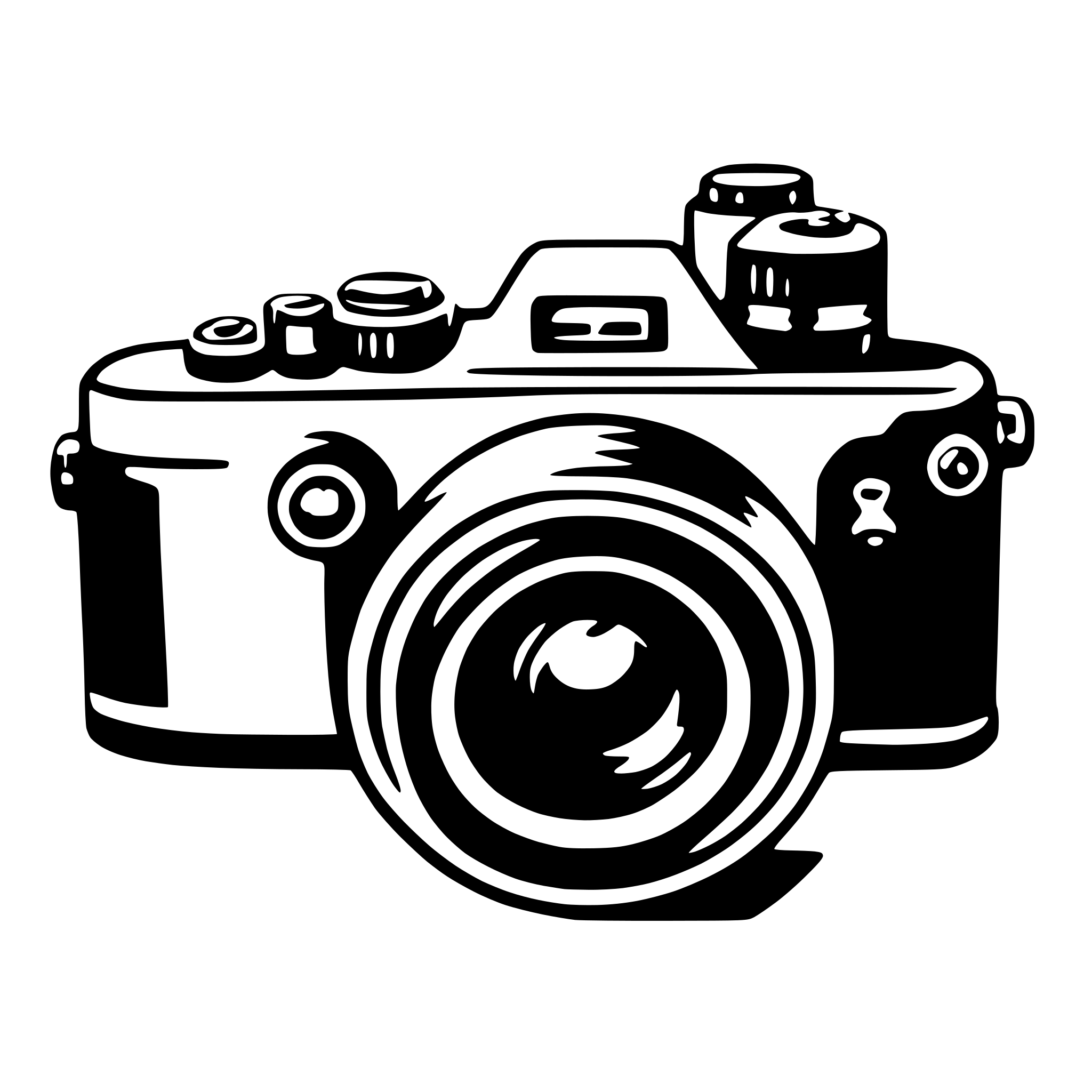 AI-generated SVG of a camera