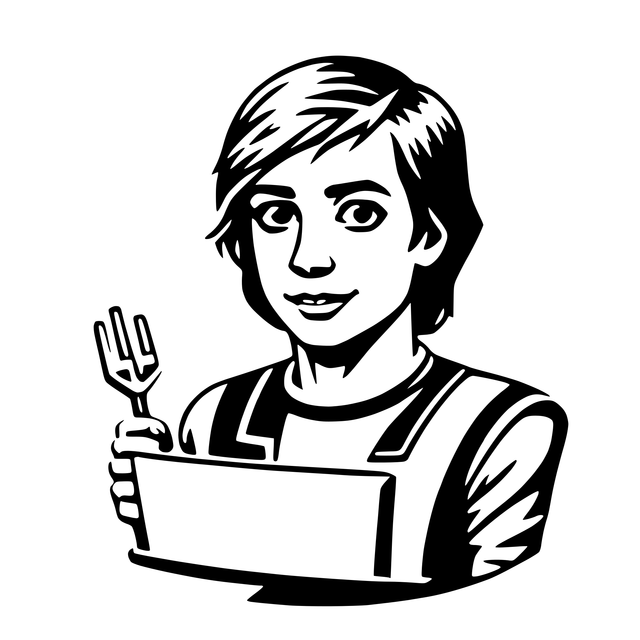 AI-generated SVG of 'web developer'