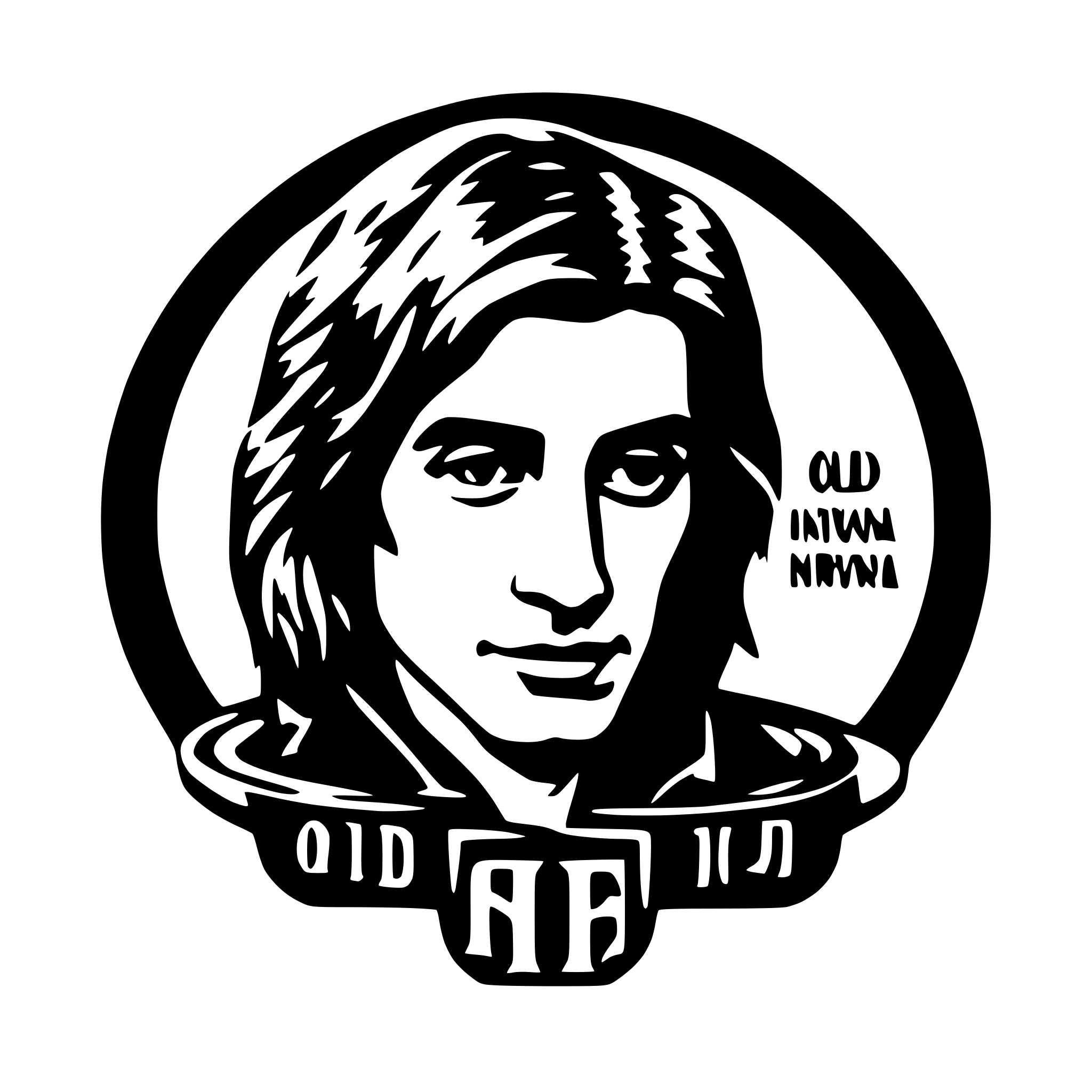 AI-generated SVG of a old nirvana vinyl and quote on the inlay
