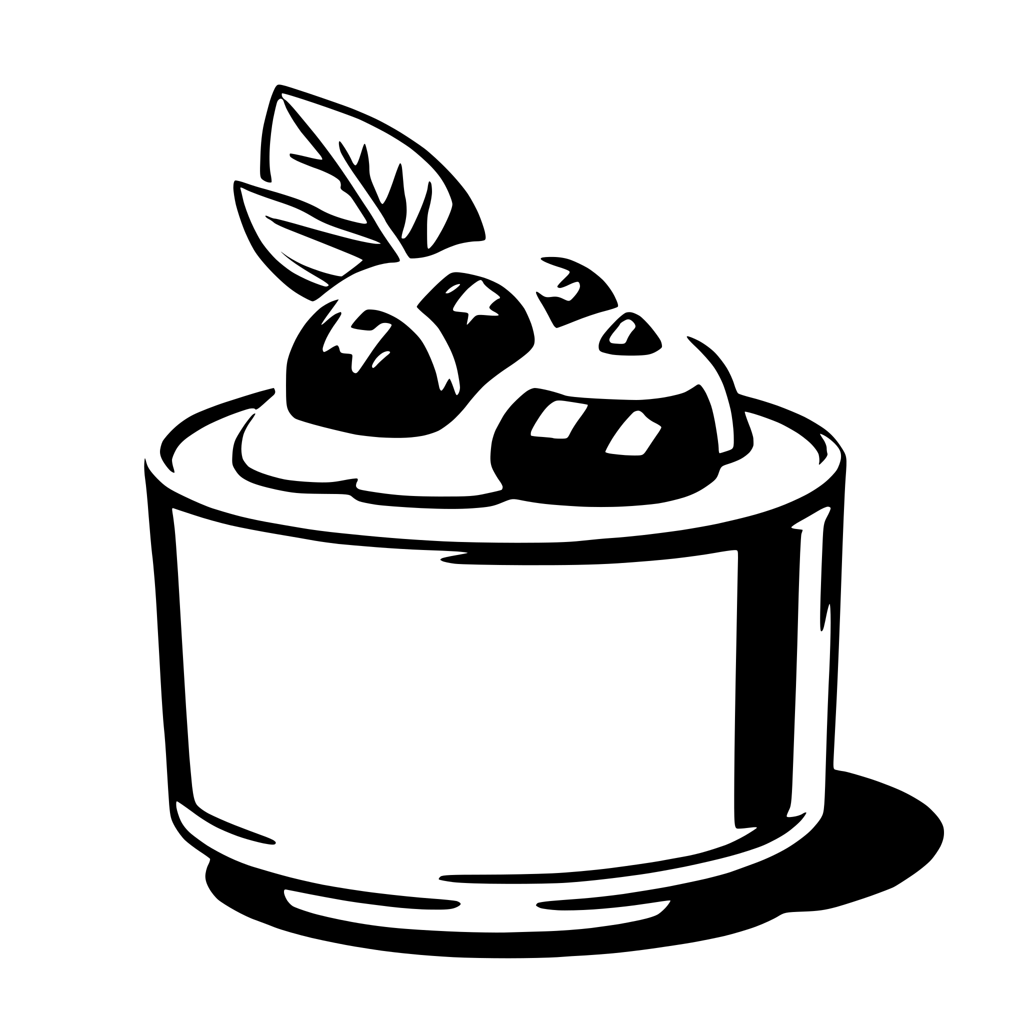 AI-generated SVG of a cream