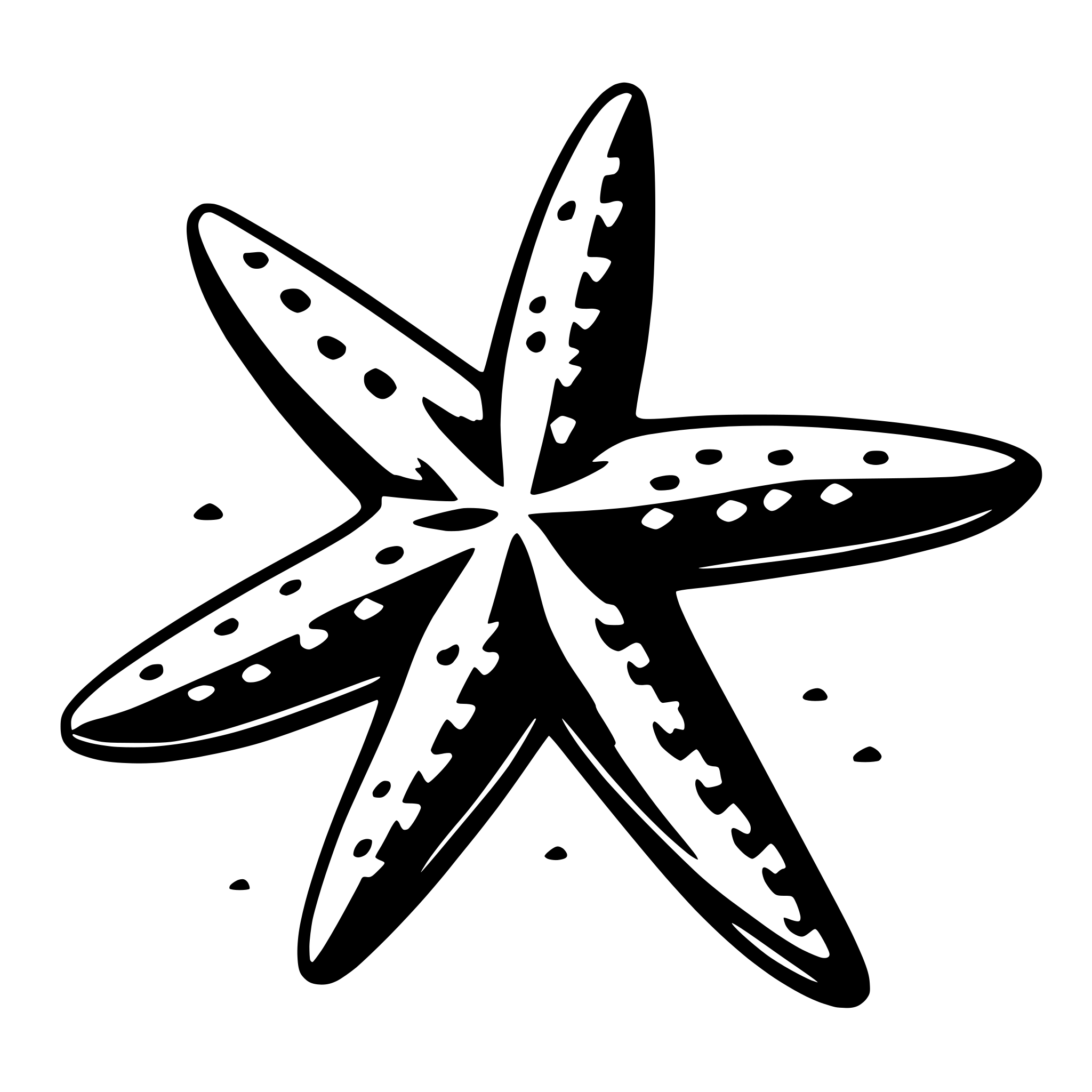 AI-generated SVG of 'starfish on sand'