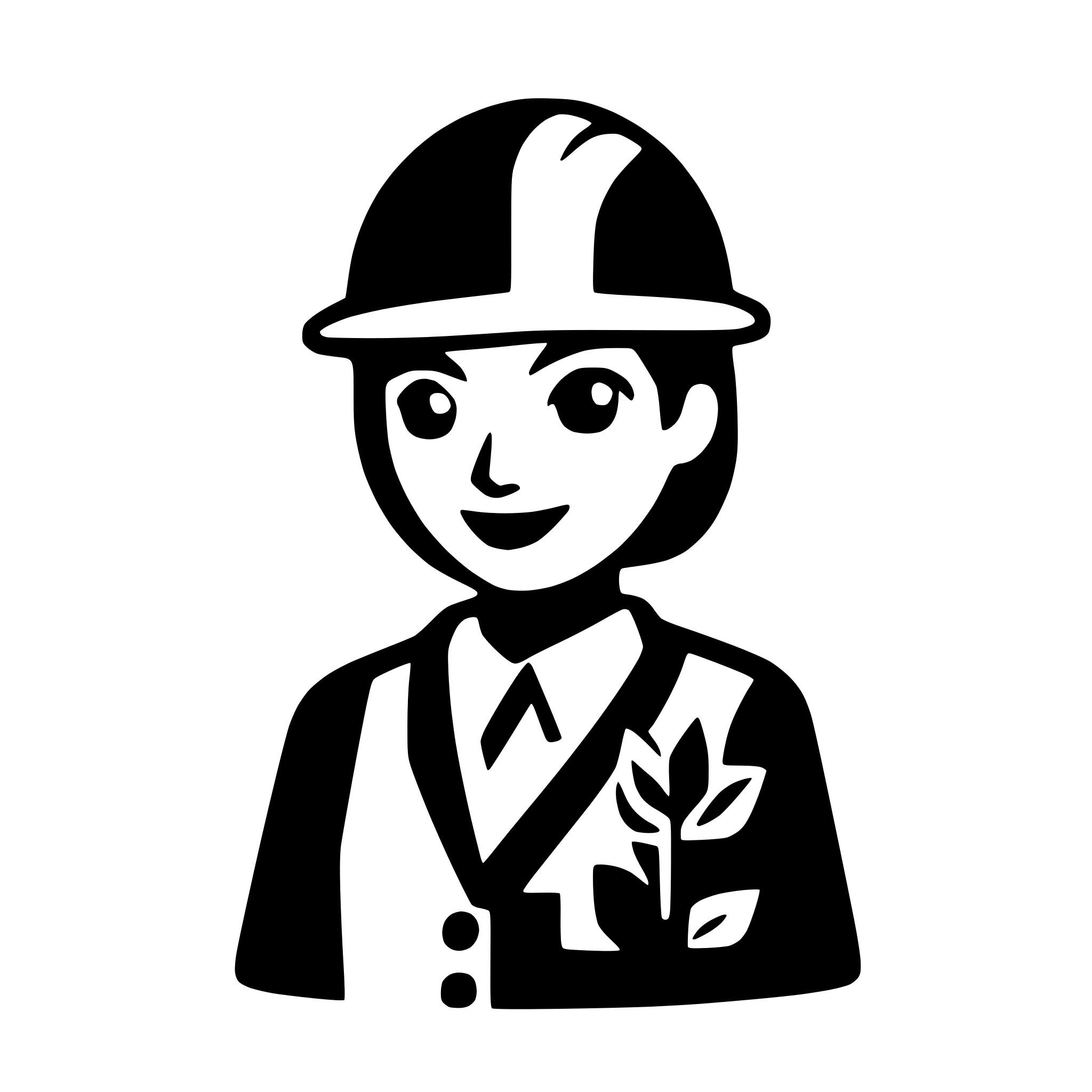 AI-generated SVG of a generate factory supervisor icon
