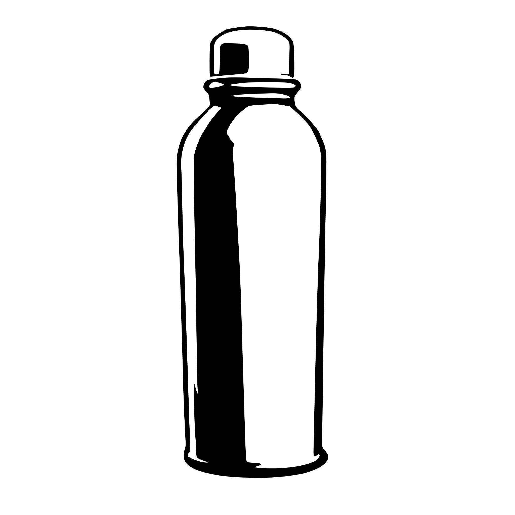 AI-generated SVG of 'Water Bottle'