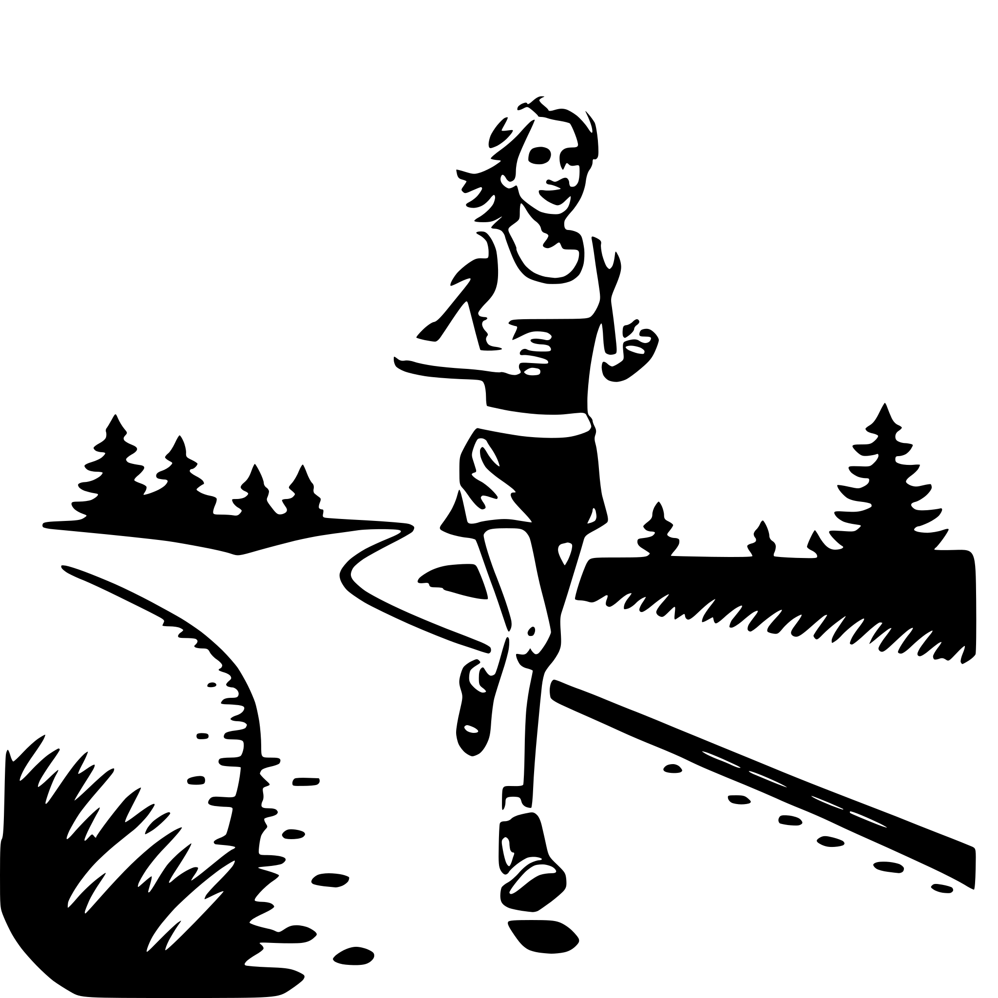 AI-generated SVG of 'running trail marathon'