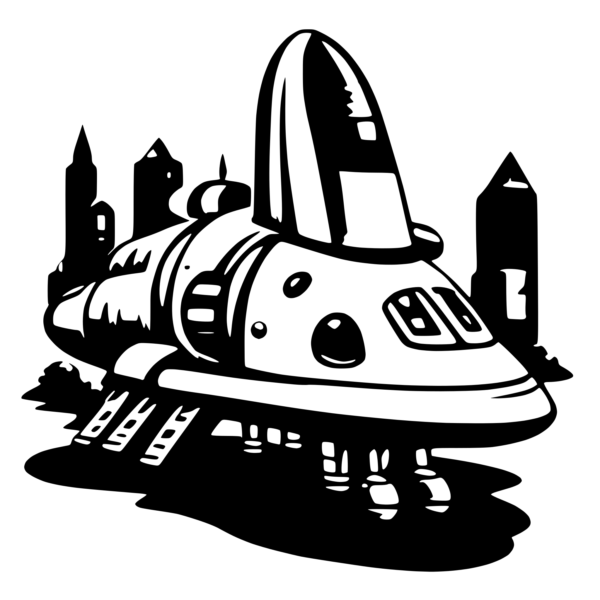 AI-generated SVG of 'spaceship'
