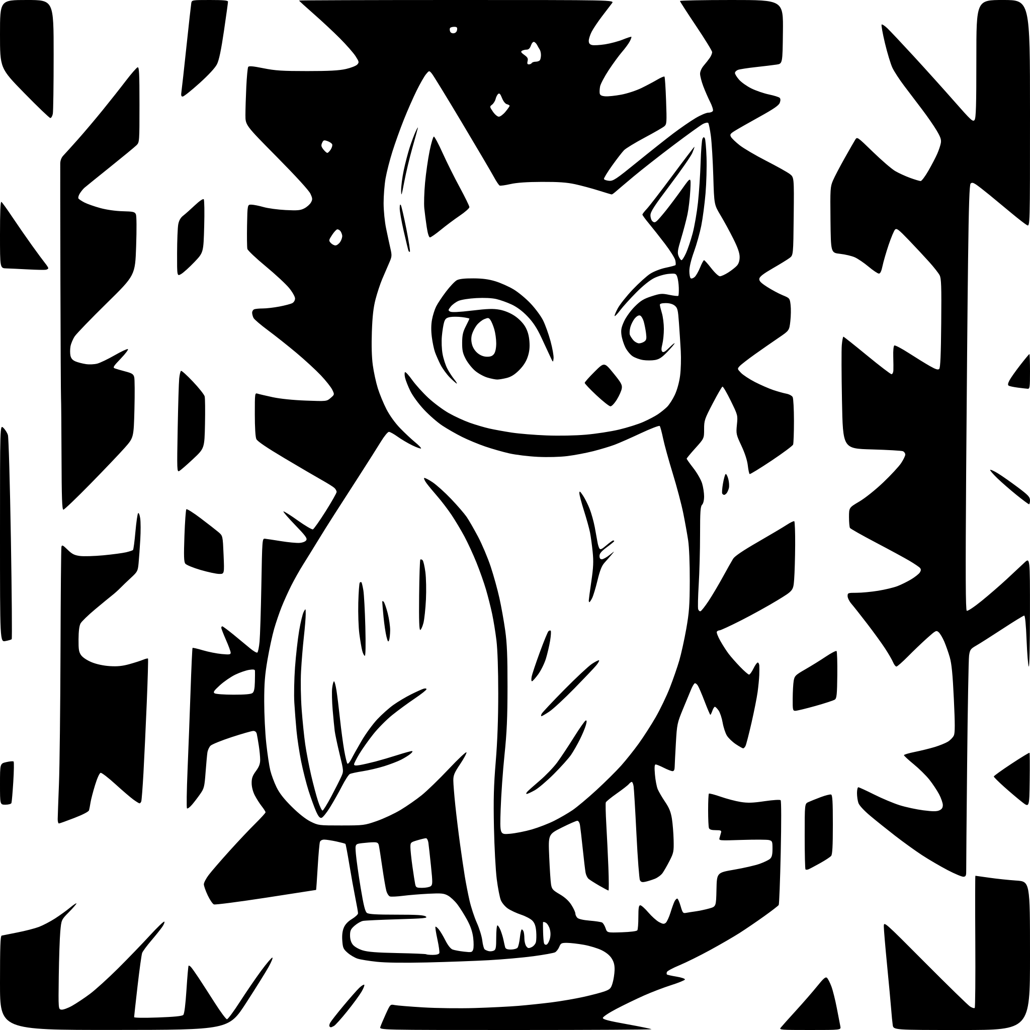 AI-generated SVG of a Owl, Fox and Mouse. Christmas time forest