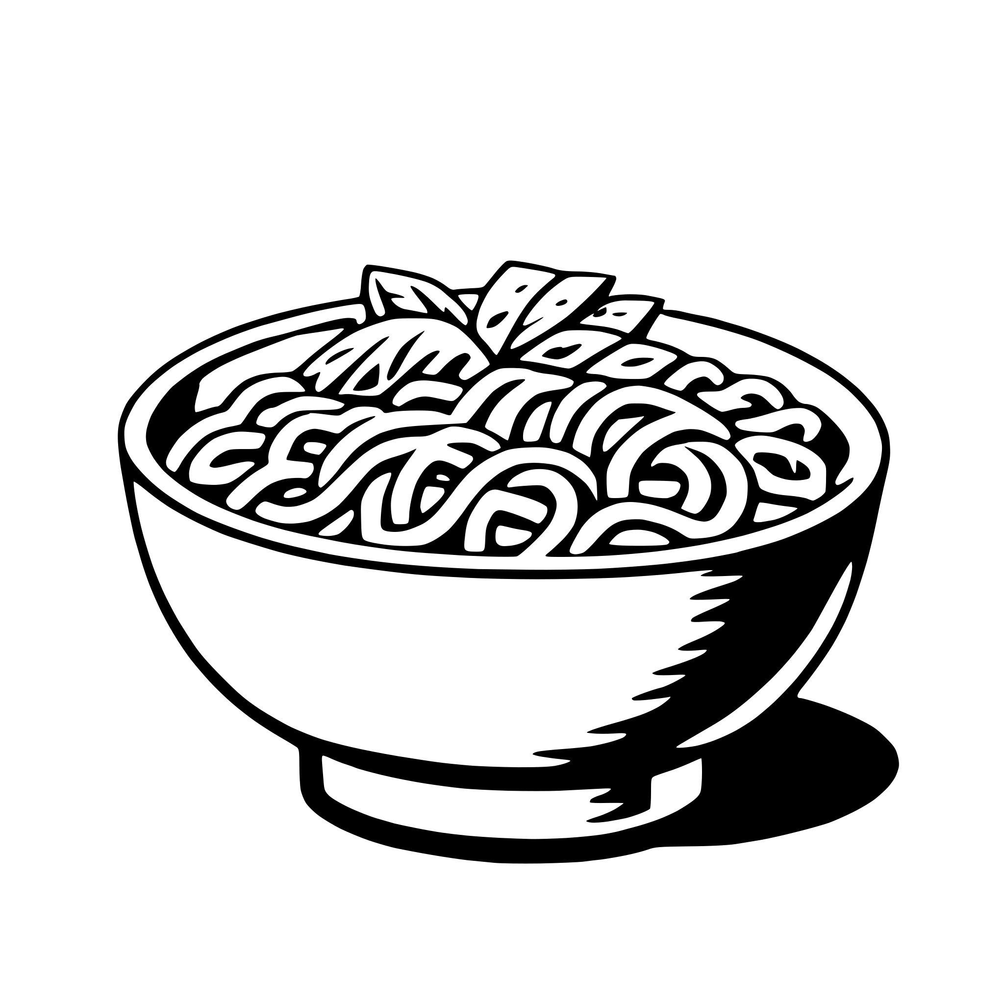 AI-generated SVG of 'noodles'