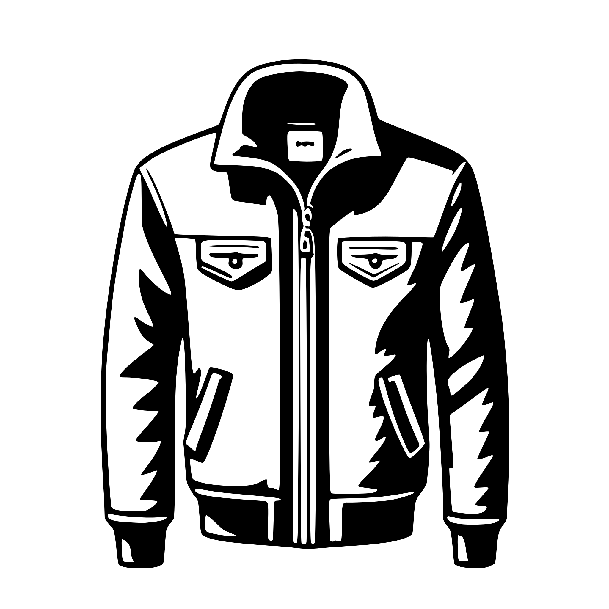 AI-generated SVG of a jacket