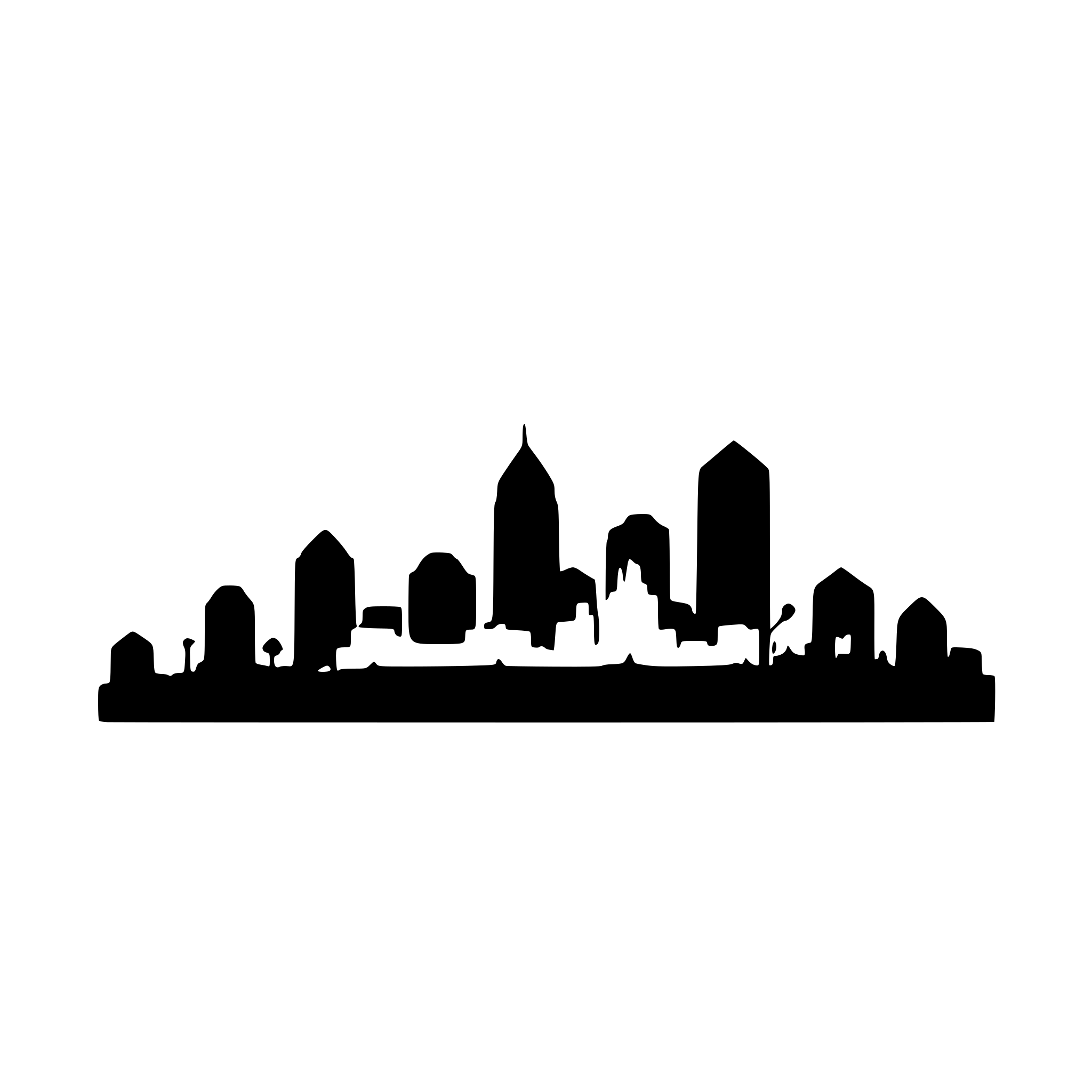 AI-generated SVG of a create silhouette of kansas city skyline
