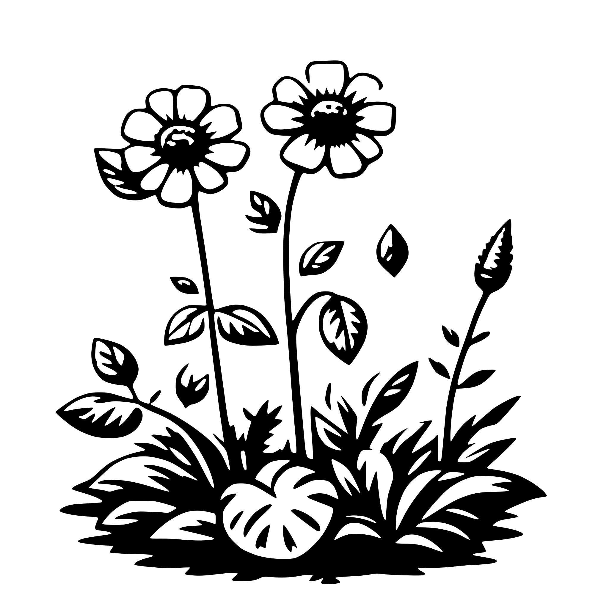 AI-generated SVG of a nature's beauty